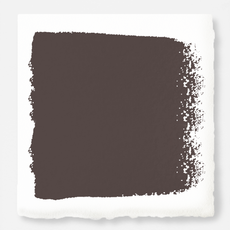 Dark cocoa and cedar brown door and cabinet paint named cut cedar