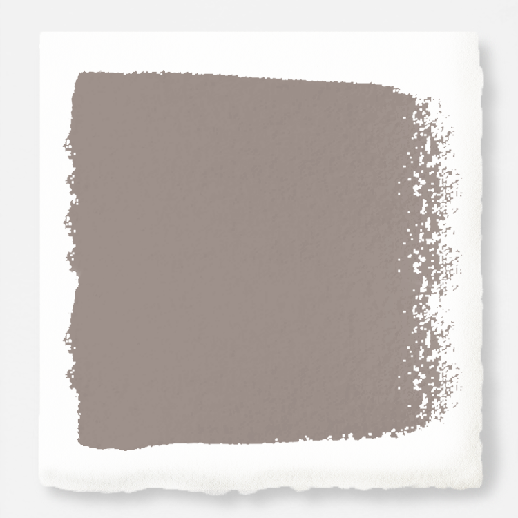 A mid-tone mauve  door and cabinet paint named homebody