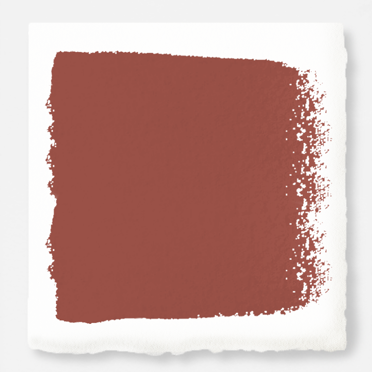 dark rust-red paint named home at last