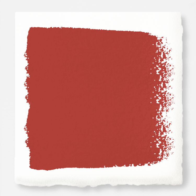 Bright red with flame orange notes interior paint named hopscotch Items range from $55.99 to $59.99