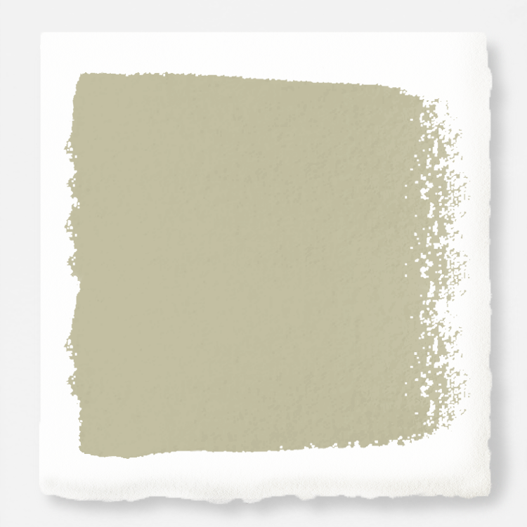 A khaki green interior paint named gold moss