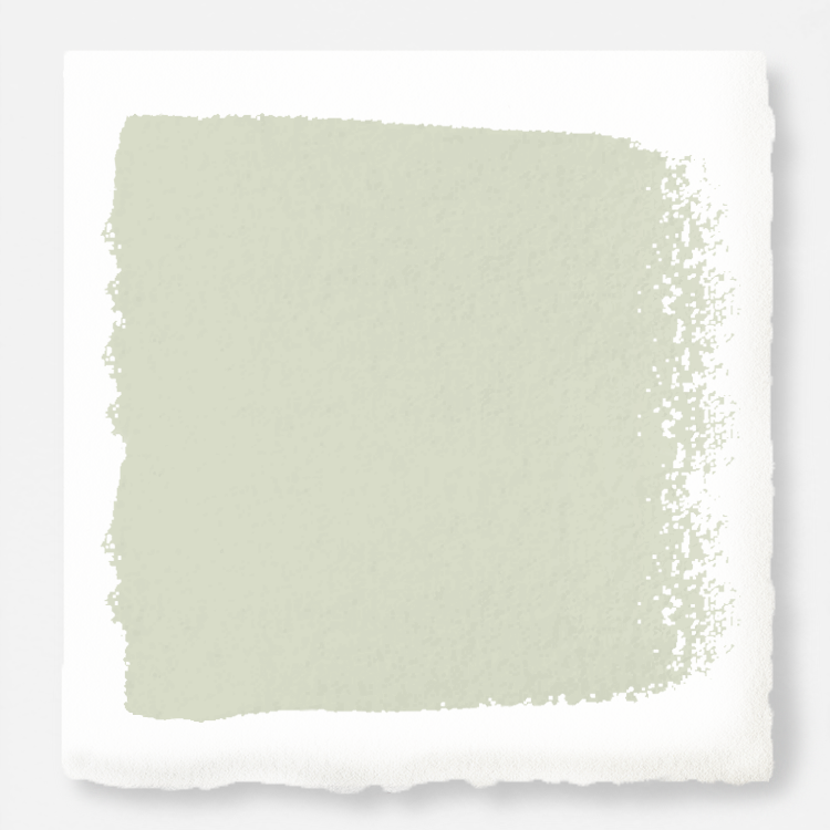 Almost white with cool mint accents interior paint