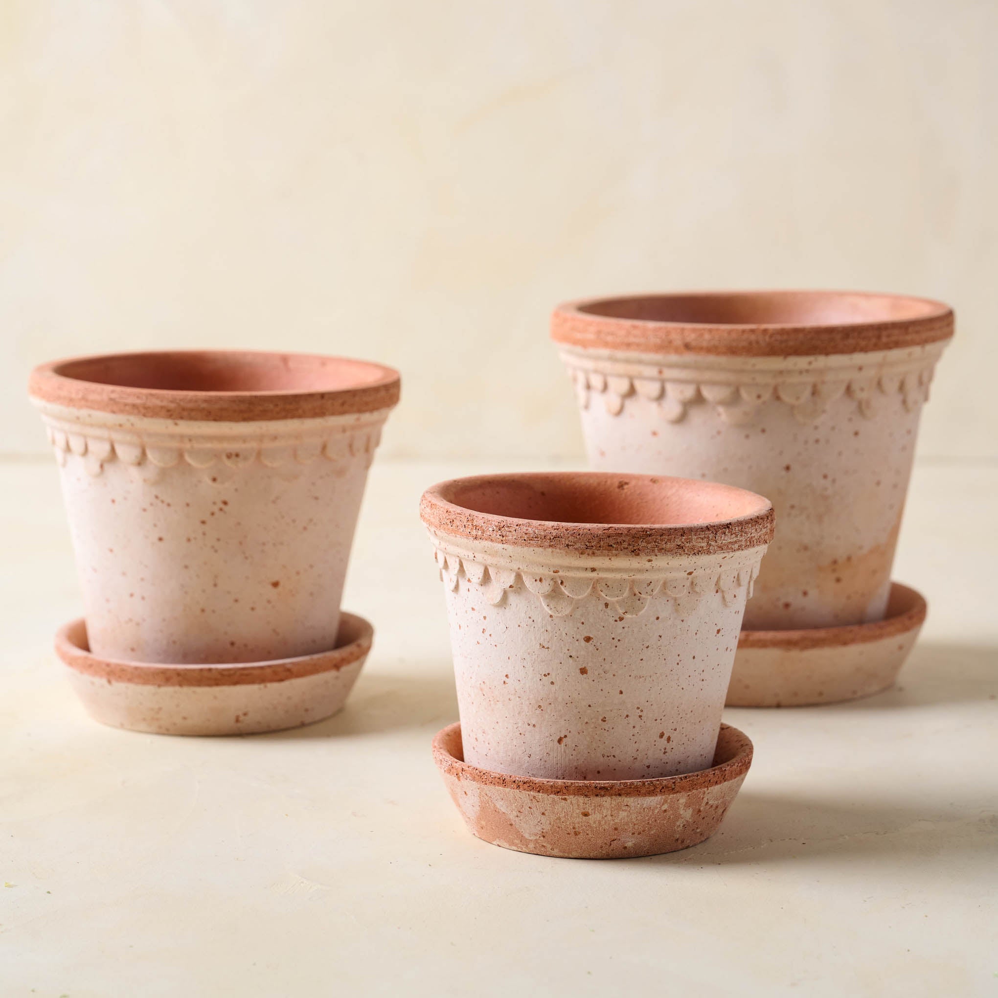 Terracotta Bergs Pot in small, medium and large Items range from $20.00 to $30.00