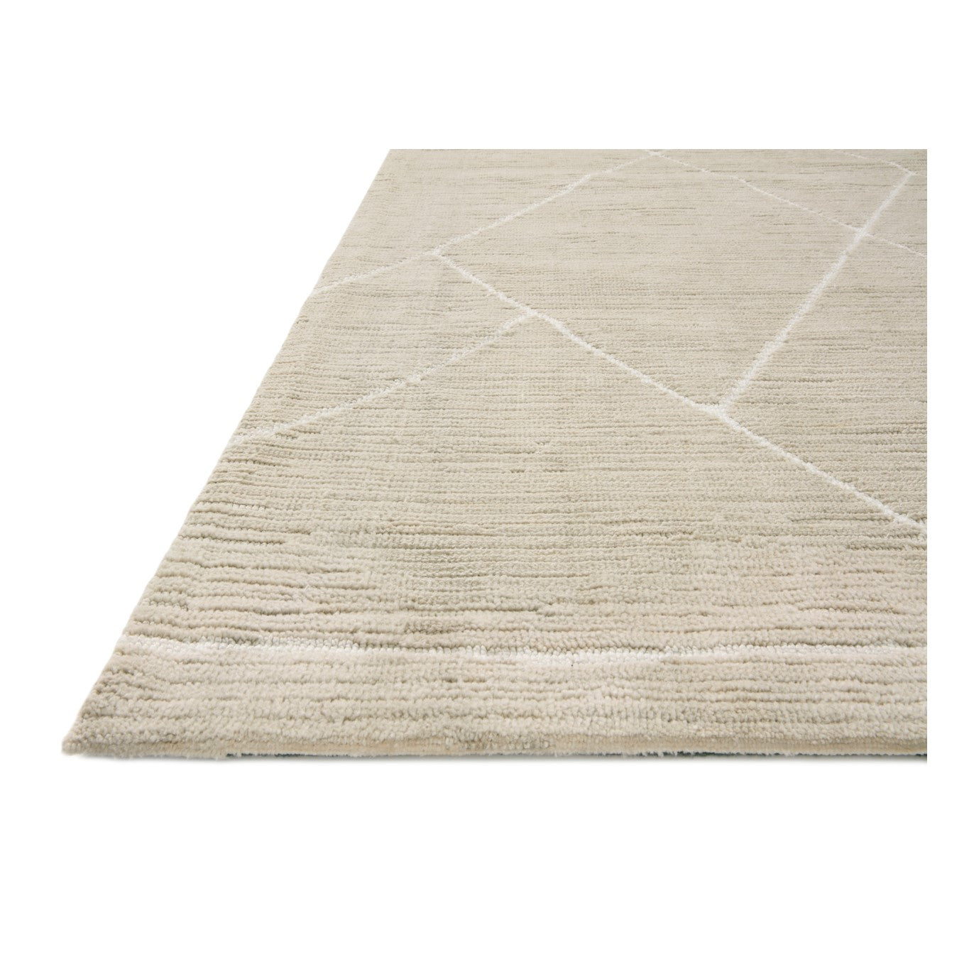 Logan Oatmeal White Rug