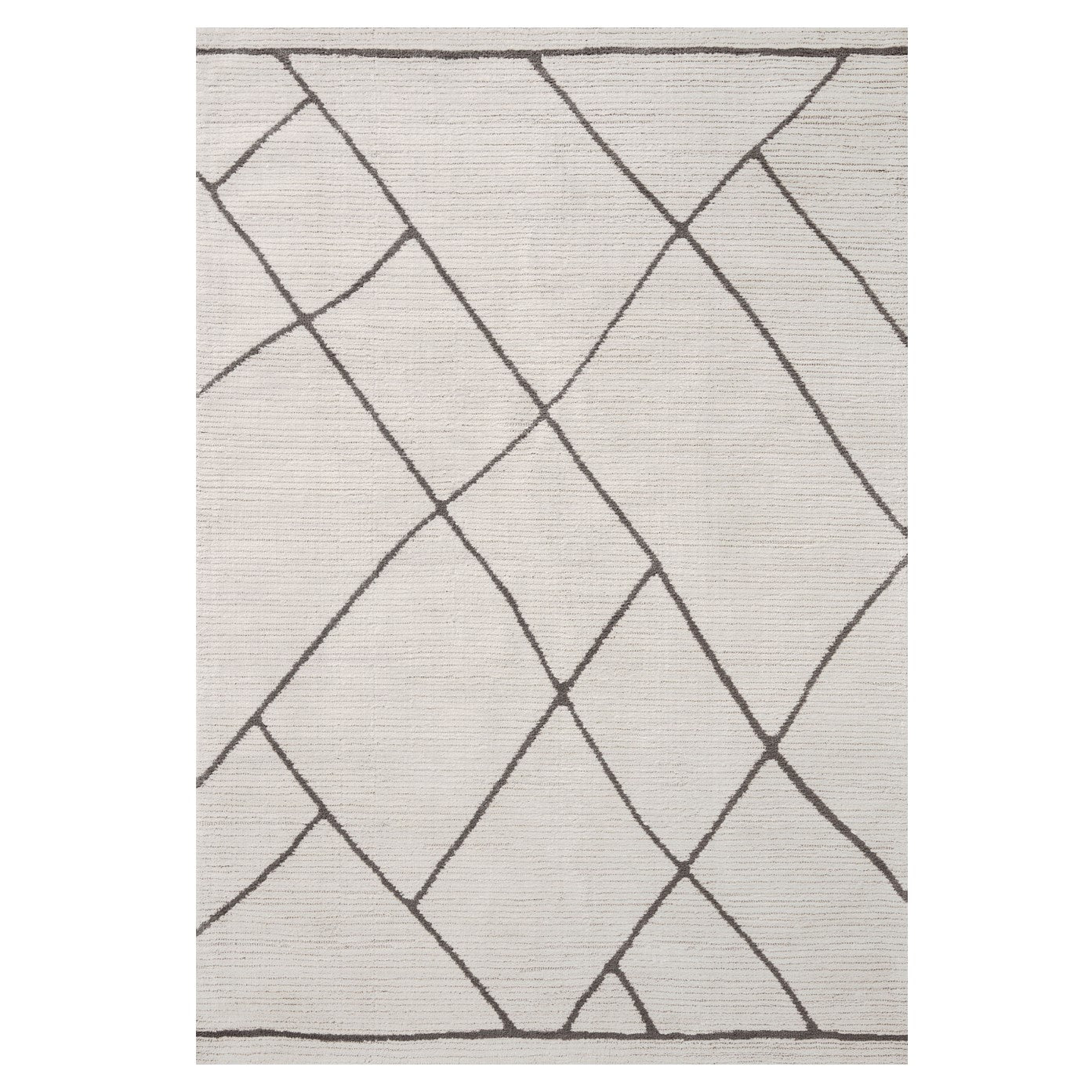 Logan Ivory Charcoal Rug - Photo 1