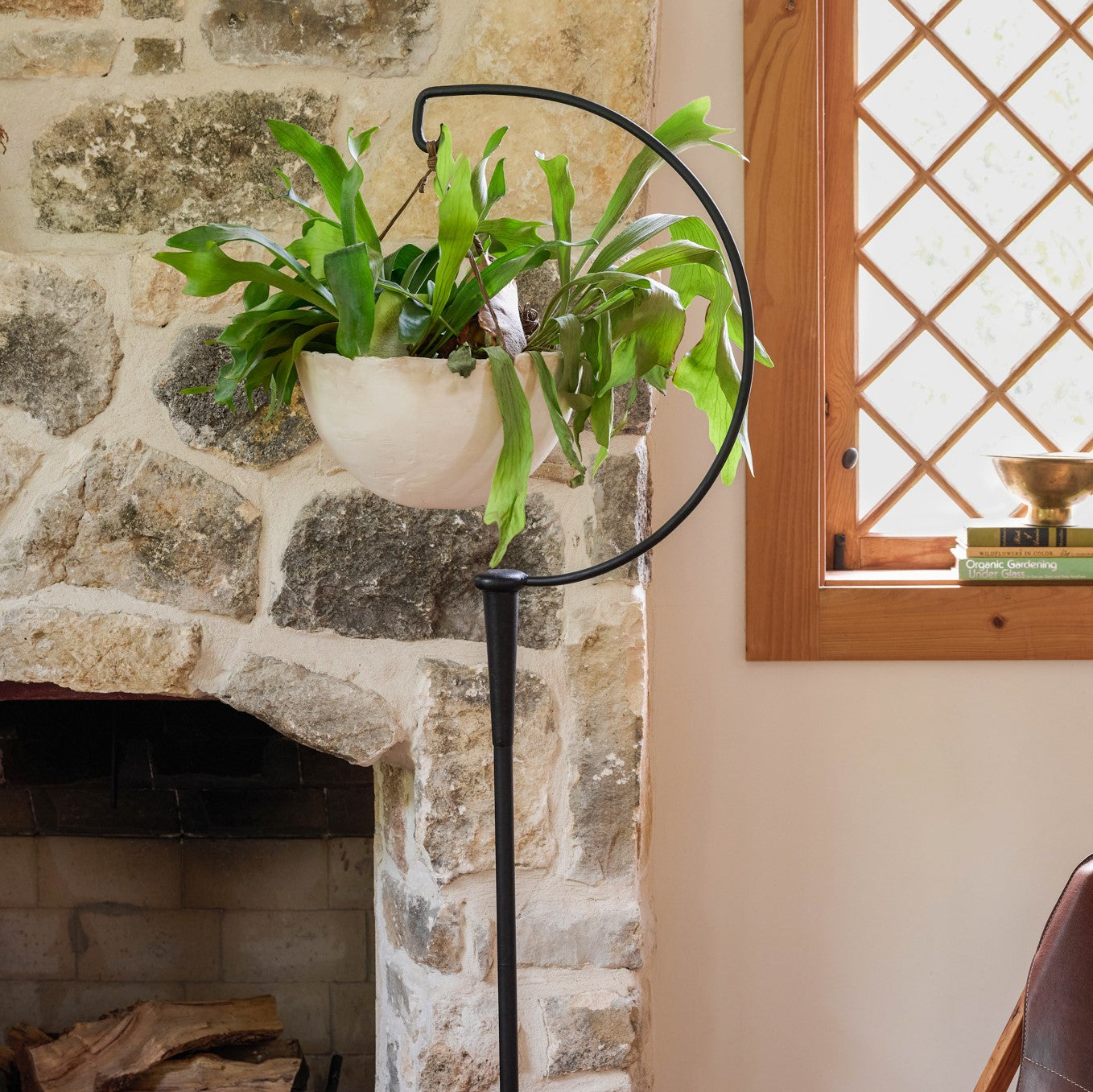 Crescent Metal Plant Stand On sale for $67.99, discounted from $120.00