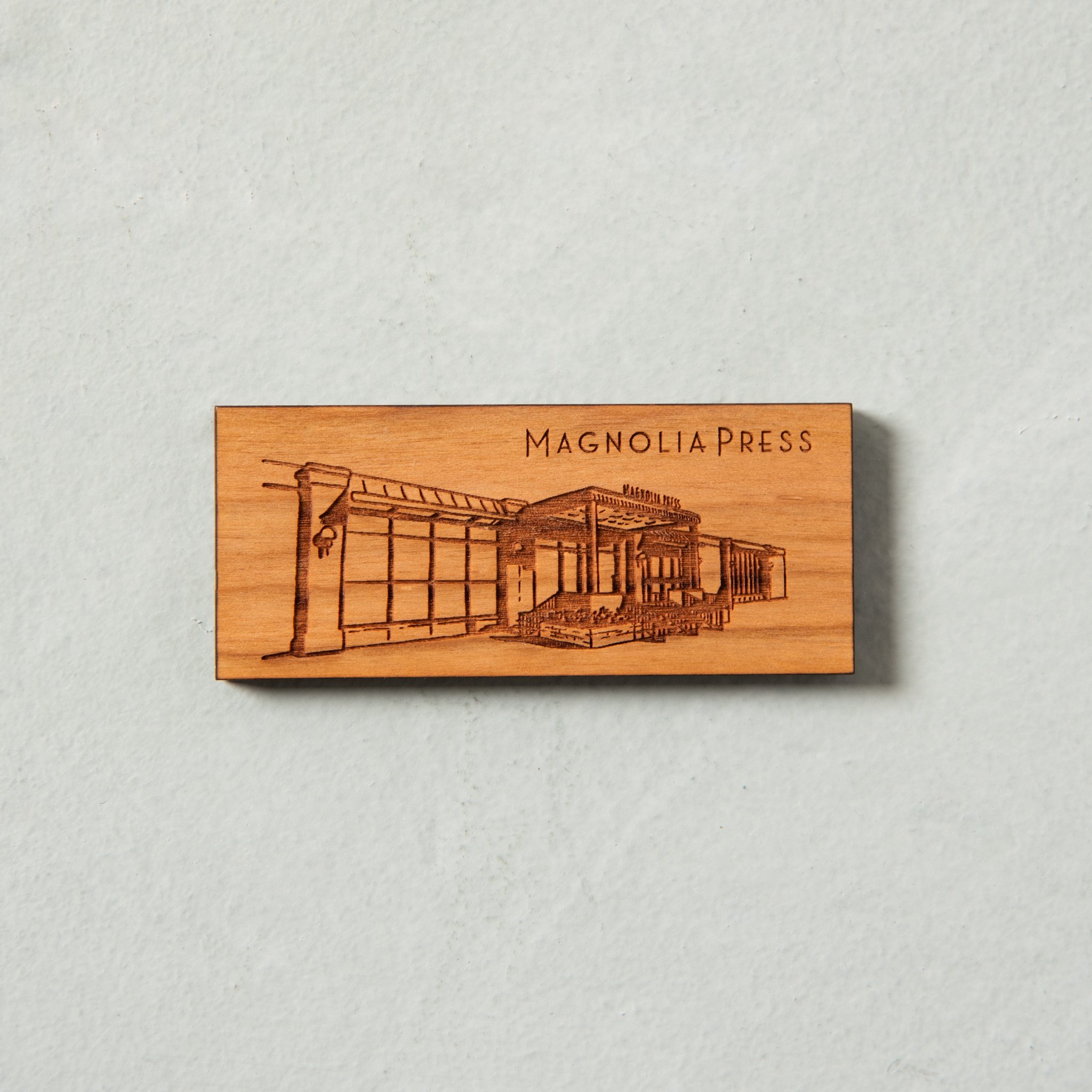 Magnolia Press Magnet $5.00