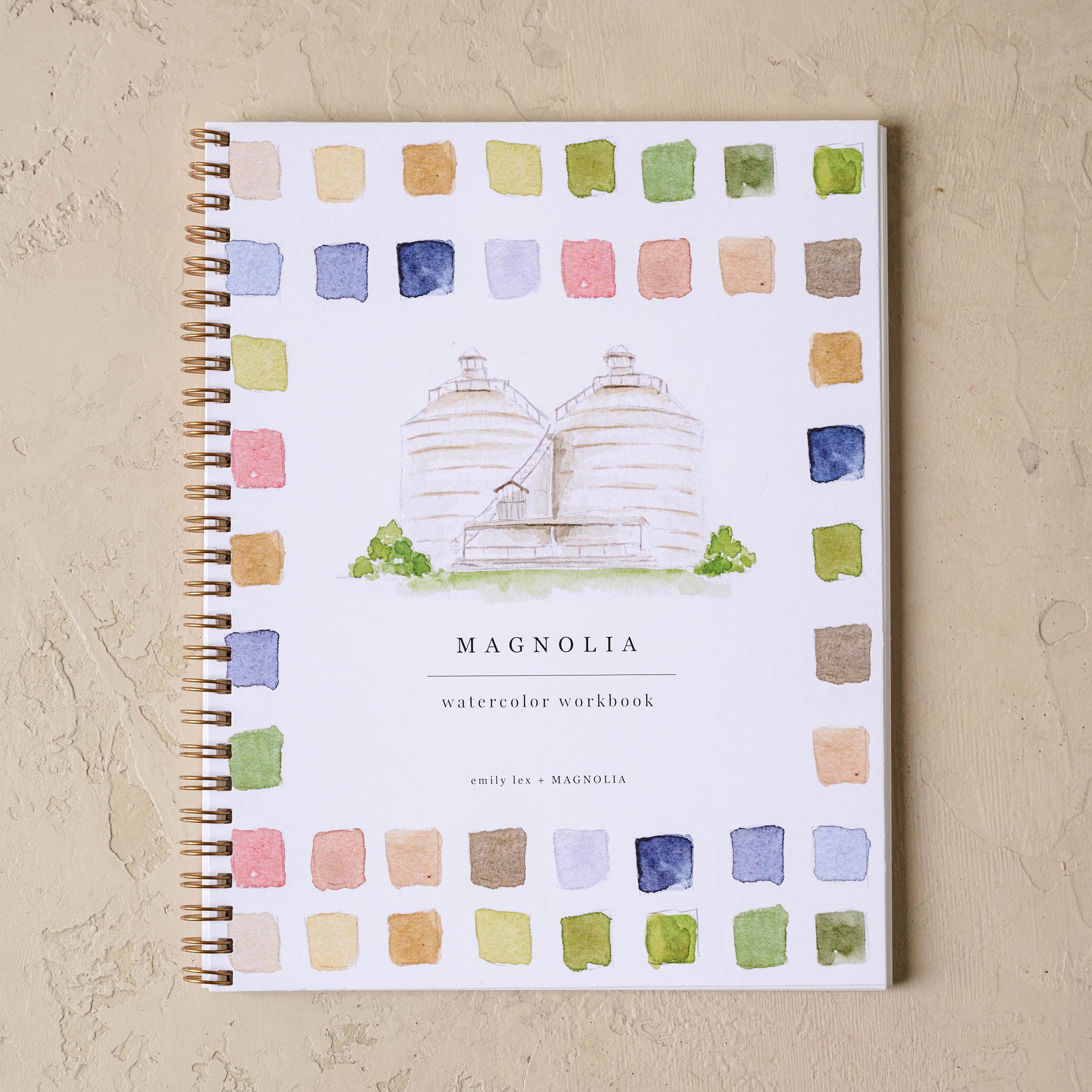 Magnolia Watercolor Workbook $26.00