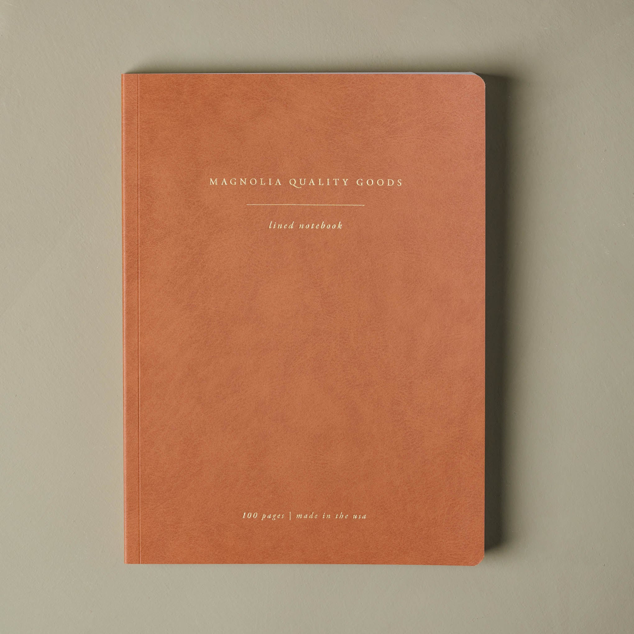 magnolia vegan leather notebook On sale for $19.99, discounted from $36.00