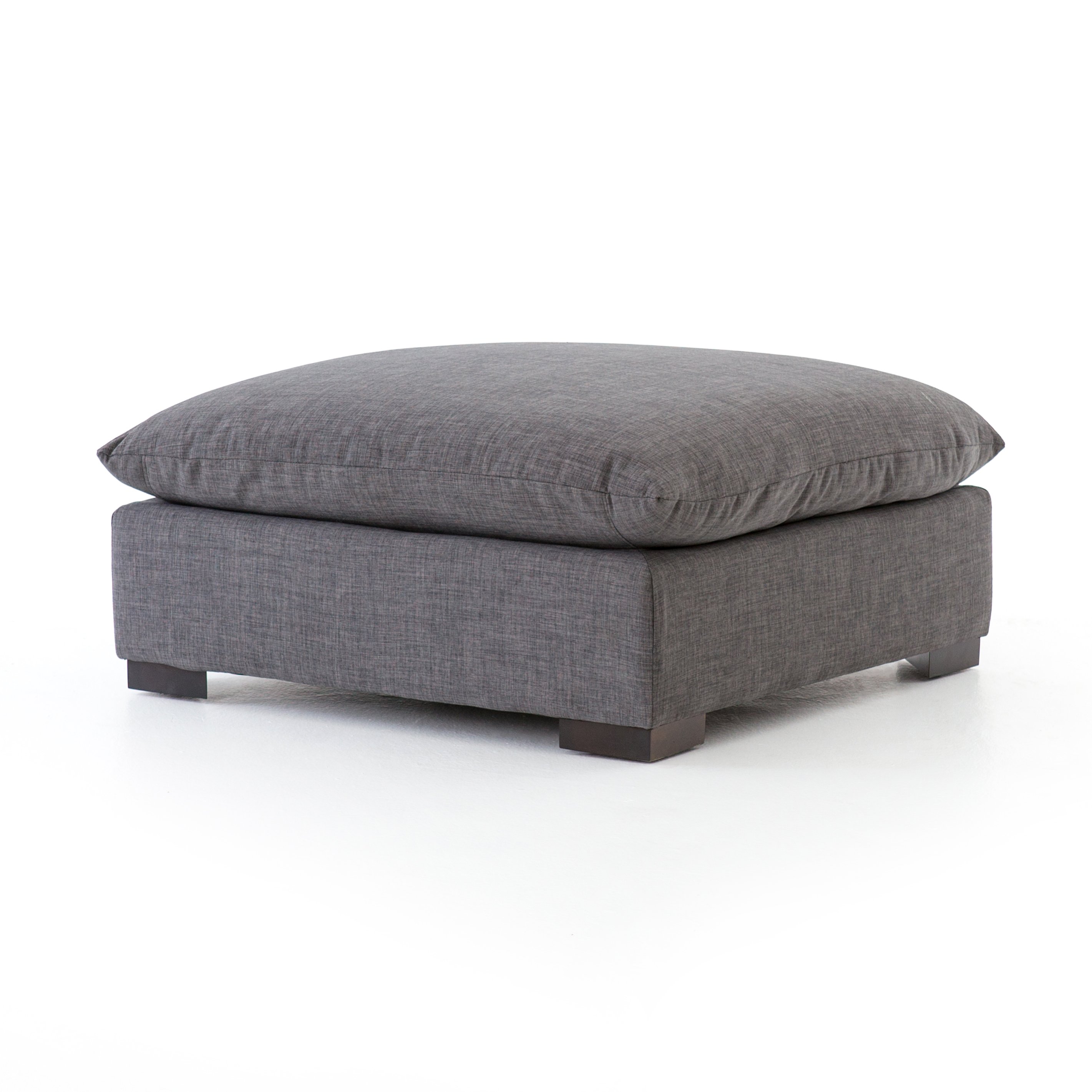 charcoal fabric ottoman with pillow top $849.00