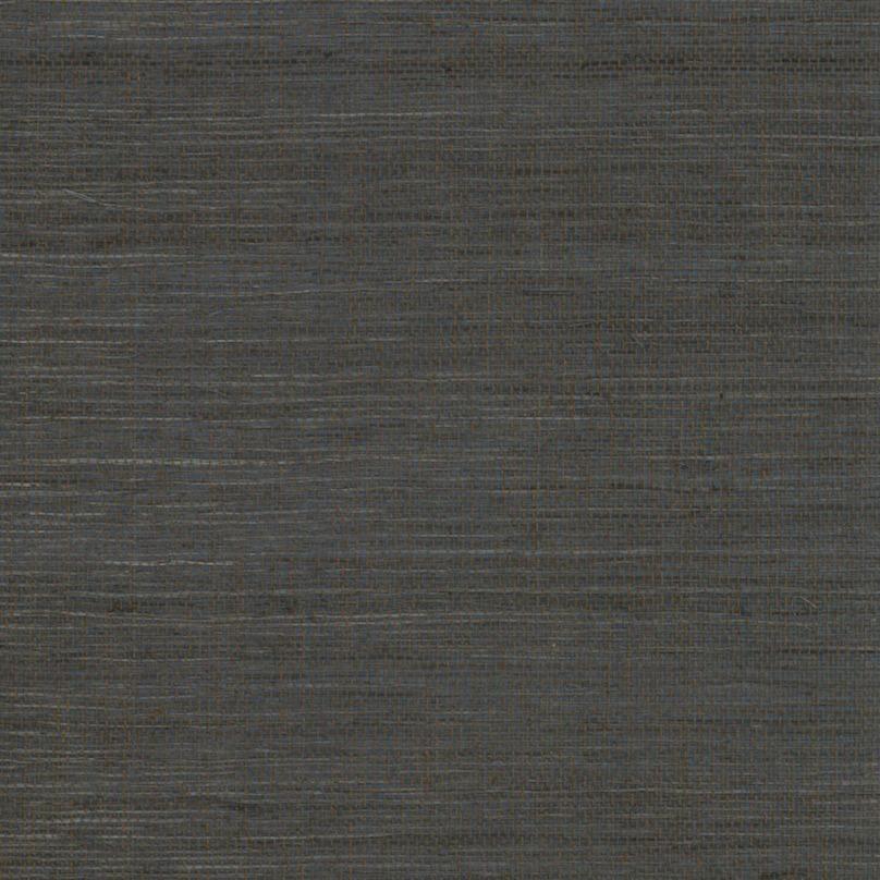 woven charcoal and golden grass strand textured wallpaper $200.00