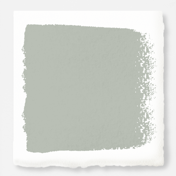 Cloudy gray with mint green and sky blue undertones paint