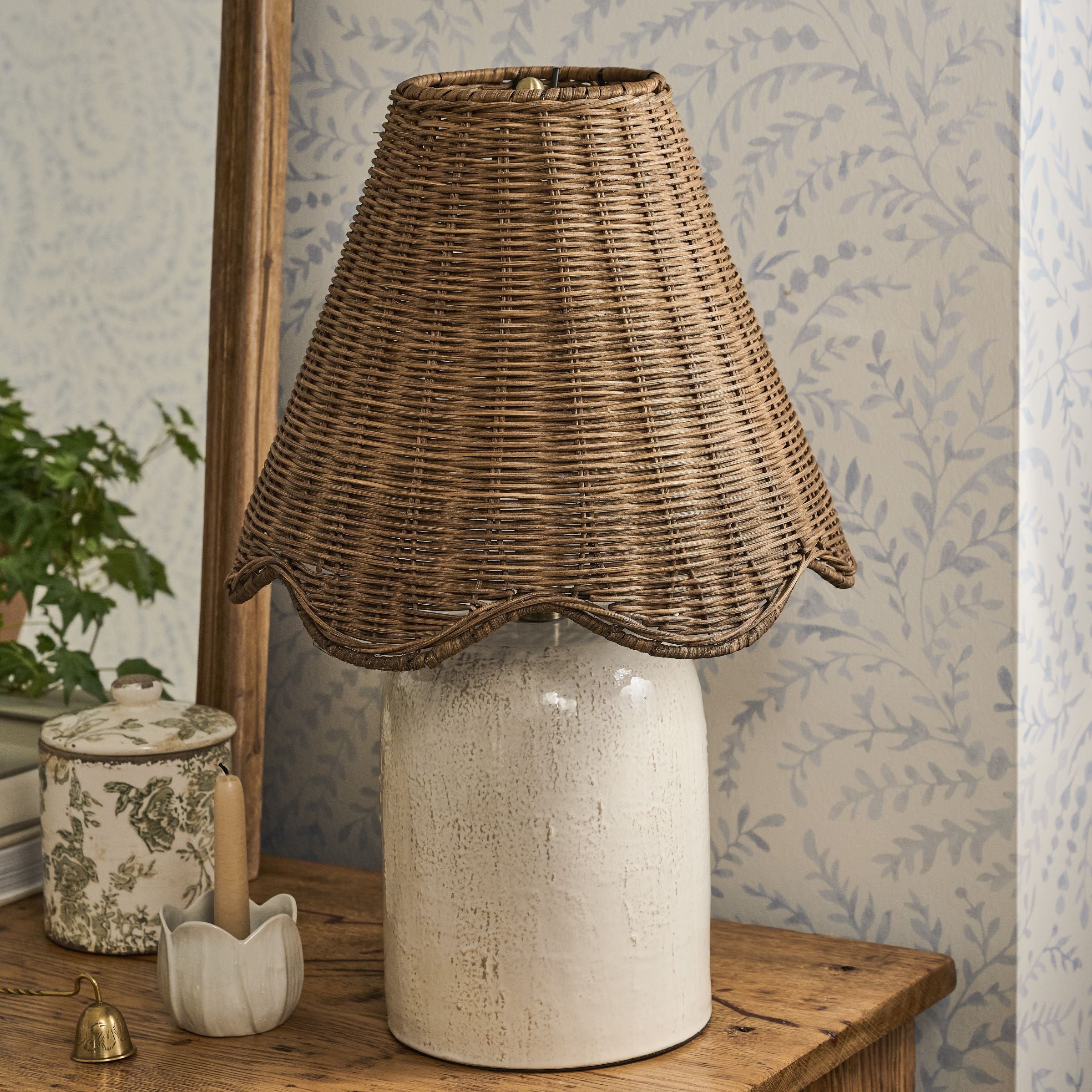 Farrah Table Lamp - Textured Cream - Magnolia