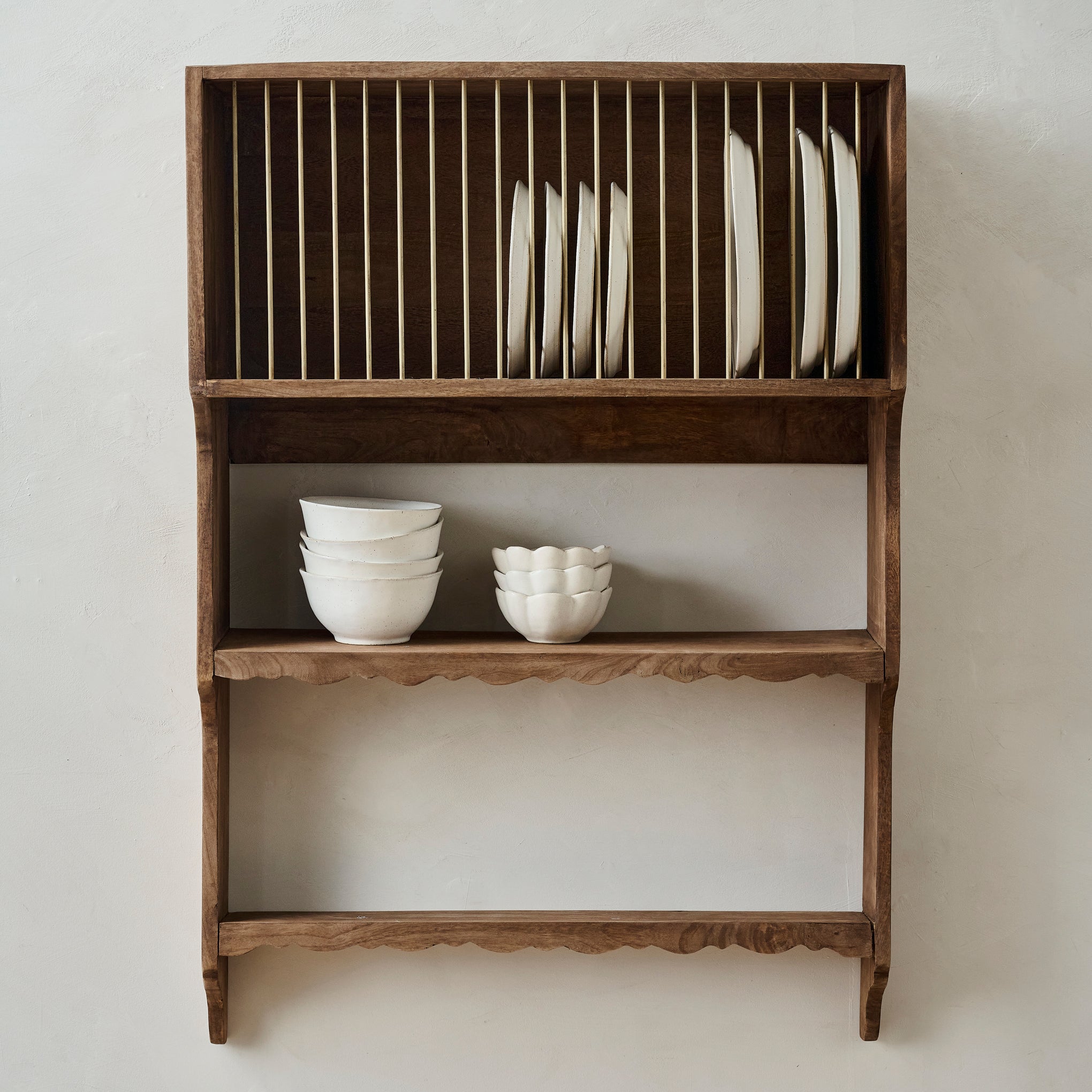 Quinn Wooden Dish Cabinet Magnolia