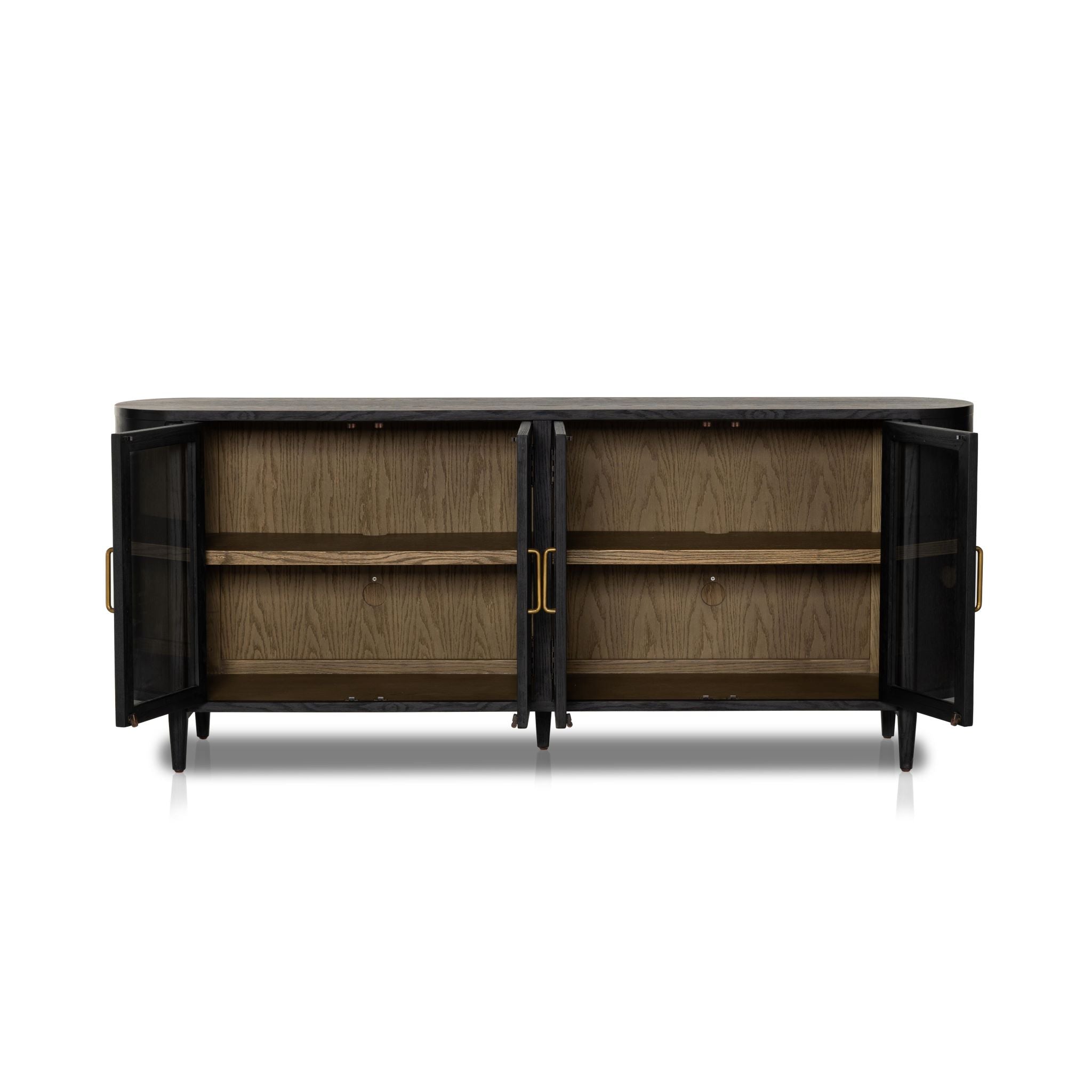 Belmont Storage Nightstand-Black | D√©cor Direct Interiors