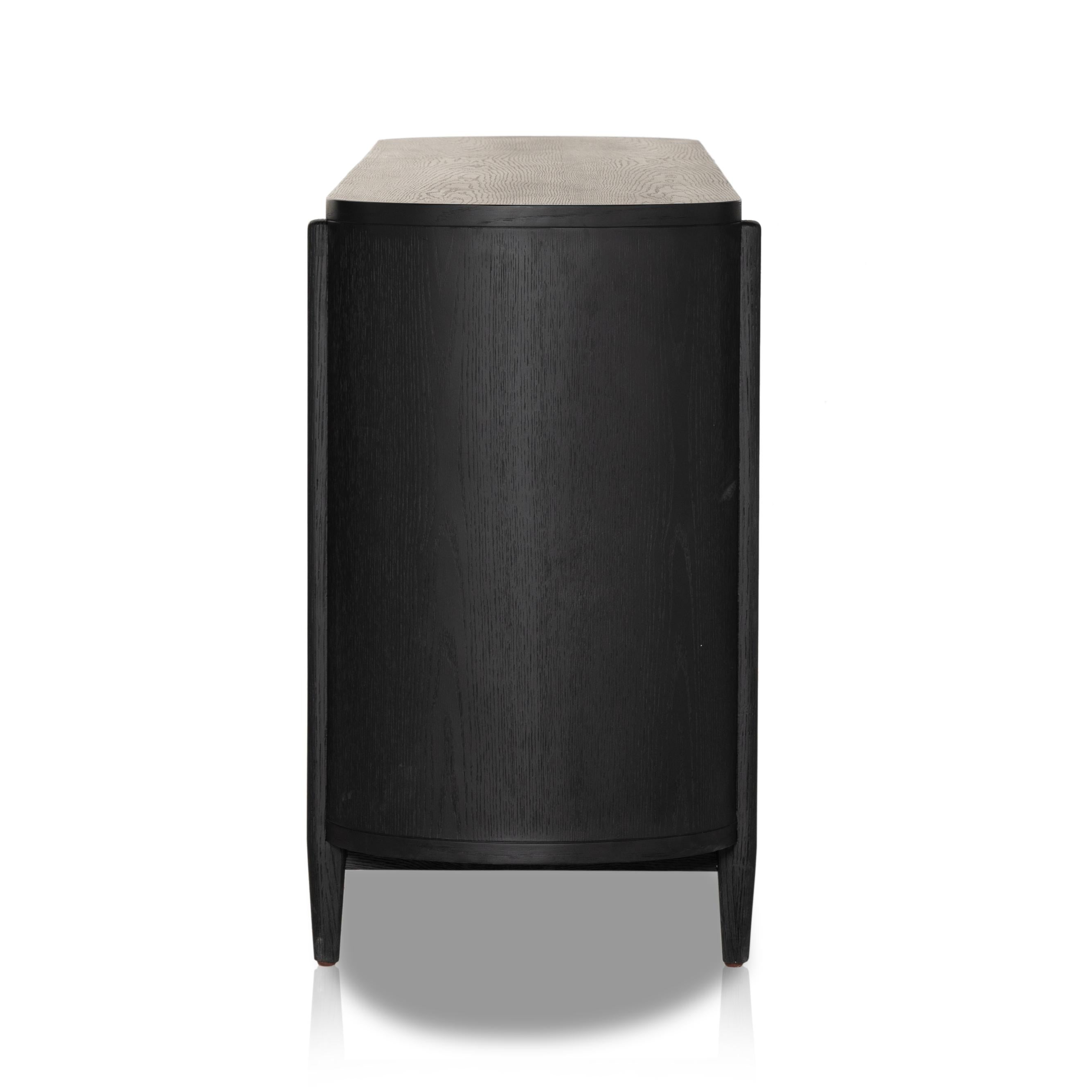 Belmont Storage Nightstand-Black | D√©cor Direct Interiors