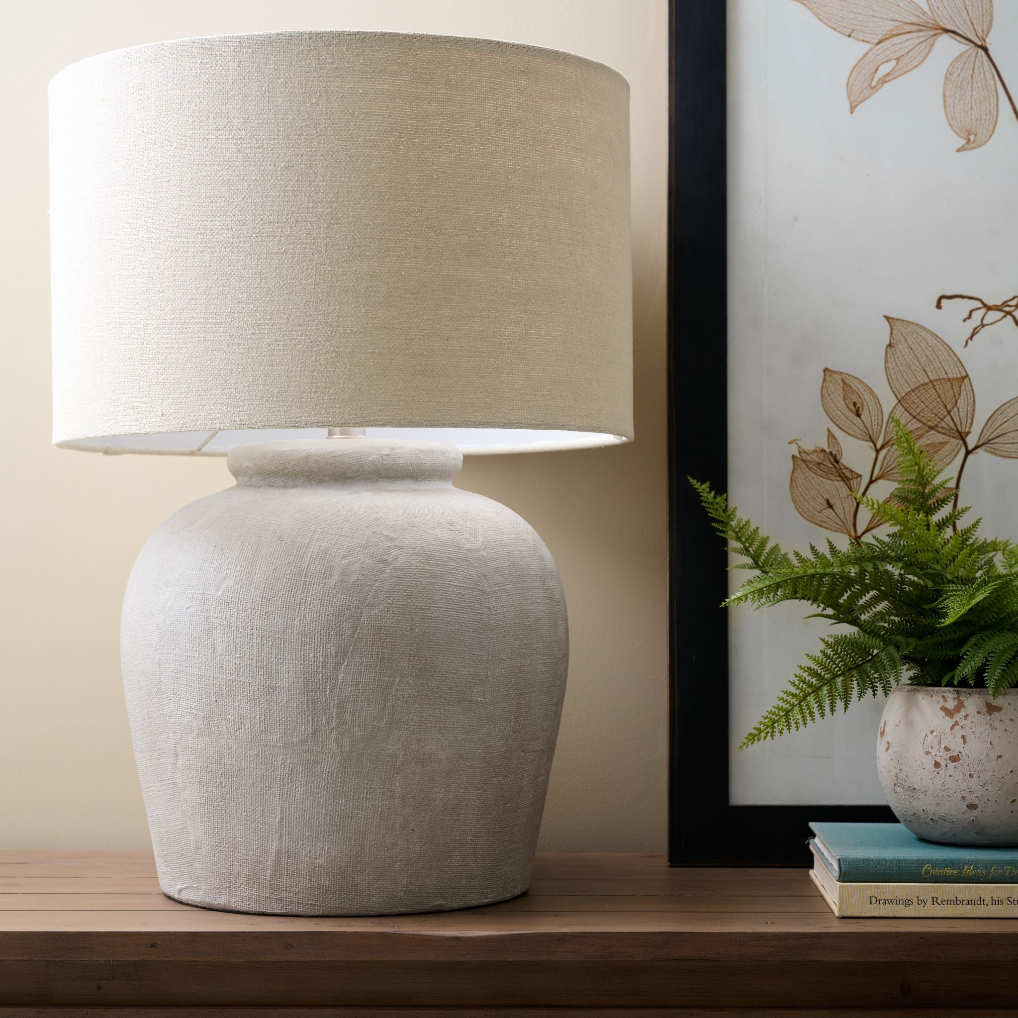 Cement Oversized Greenleigh Table Lamp Magnolia