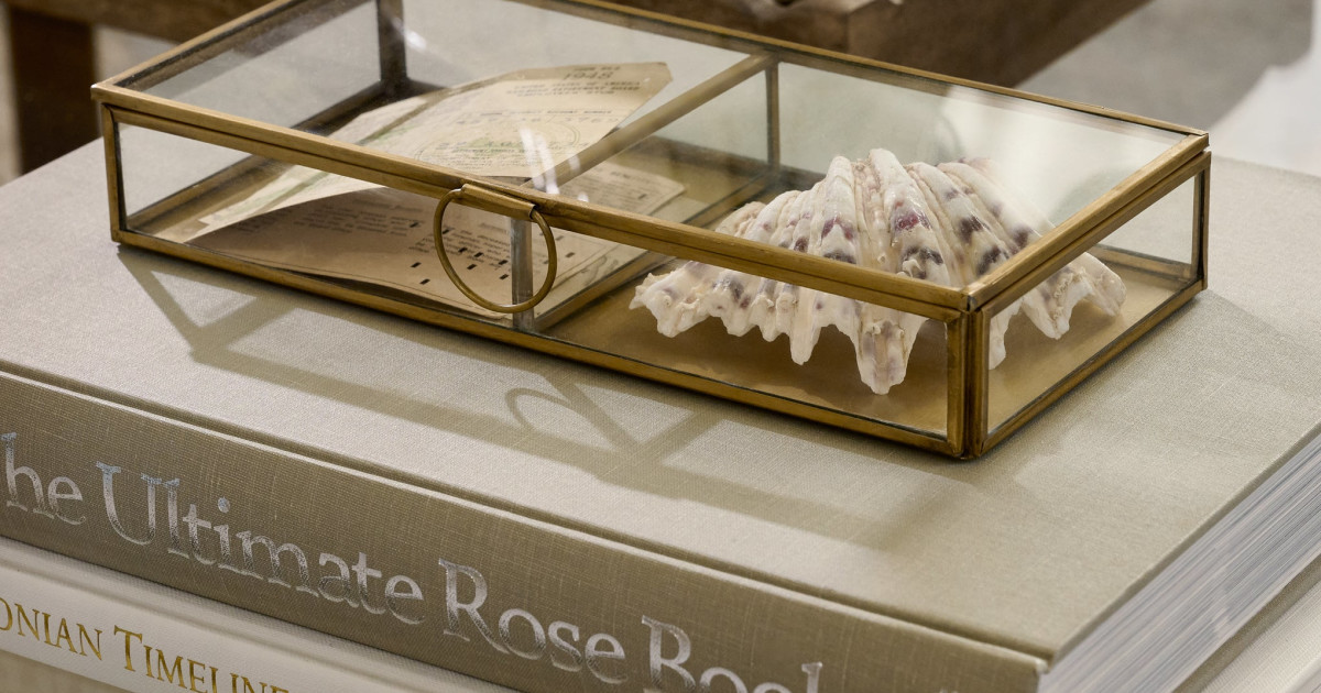 Antique Brass Keepsake Box
