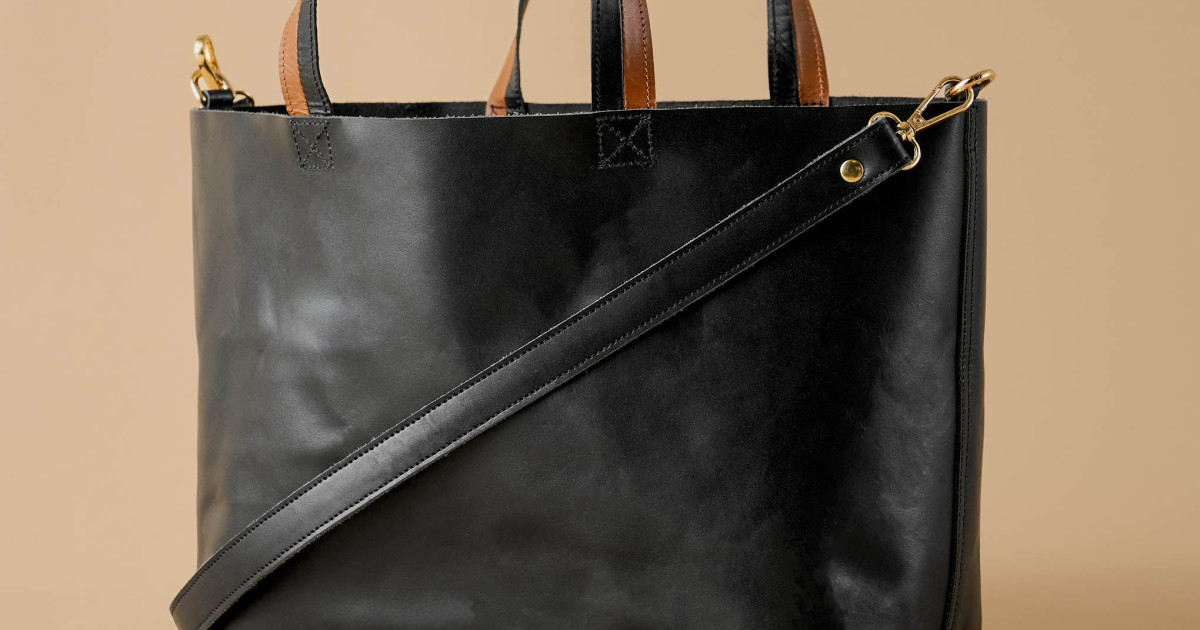 Magnolia leather bag top