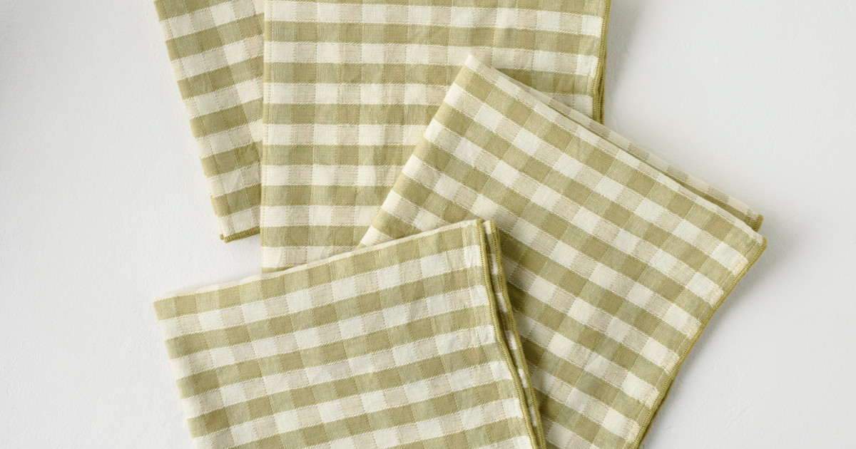 Maxine Gingham Napkin Set of Four