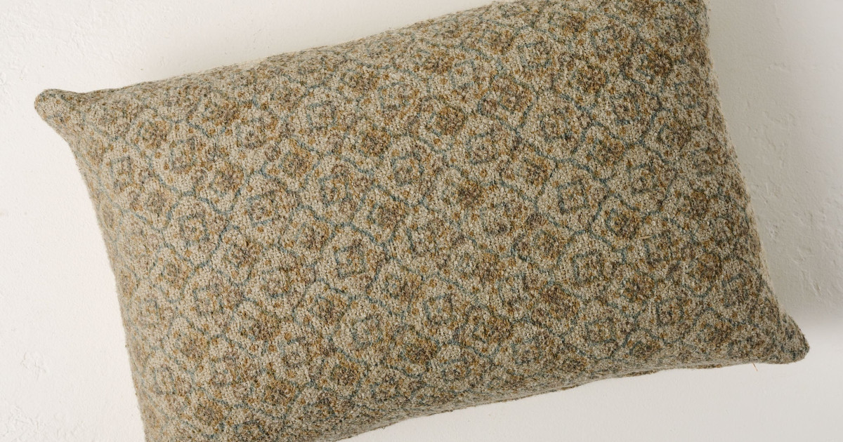 Vintage Floral Lumbar Pillow