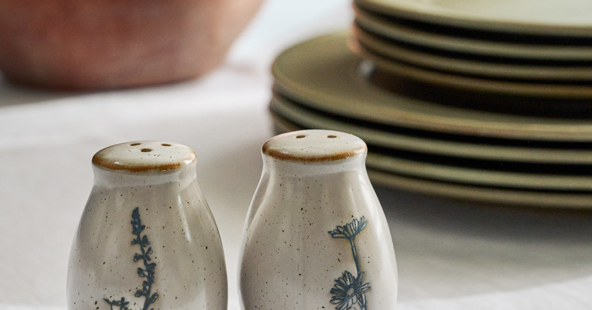 Francie Floral Salt + Pepper Set