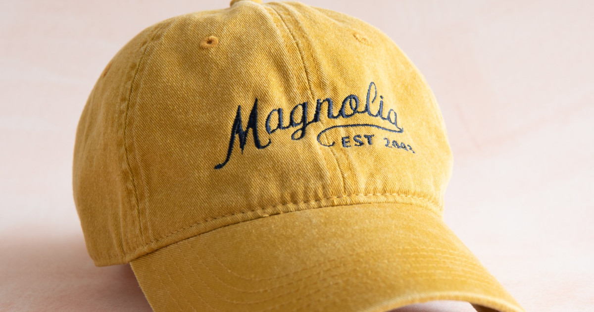 Magnolia baseball cap new arrivals
