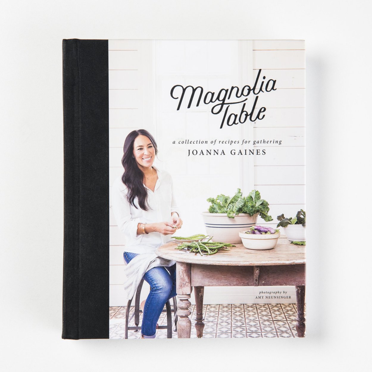 Hearth & Hand by Magnolia Recipe Holder Metal Galvanized Tin and 20 Ct Recipe Card Set Joanna Gaines