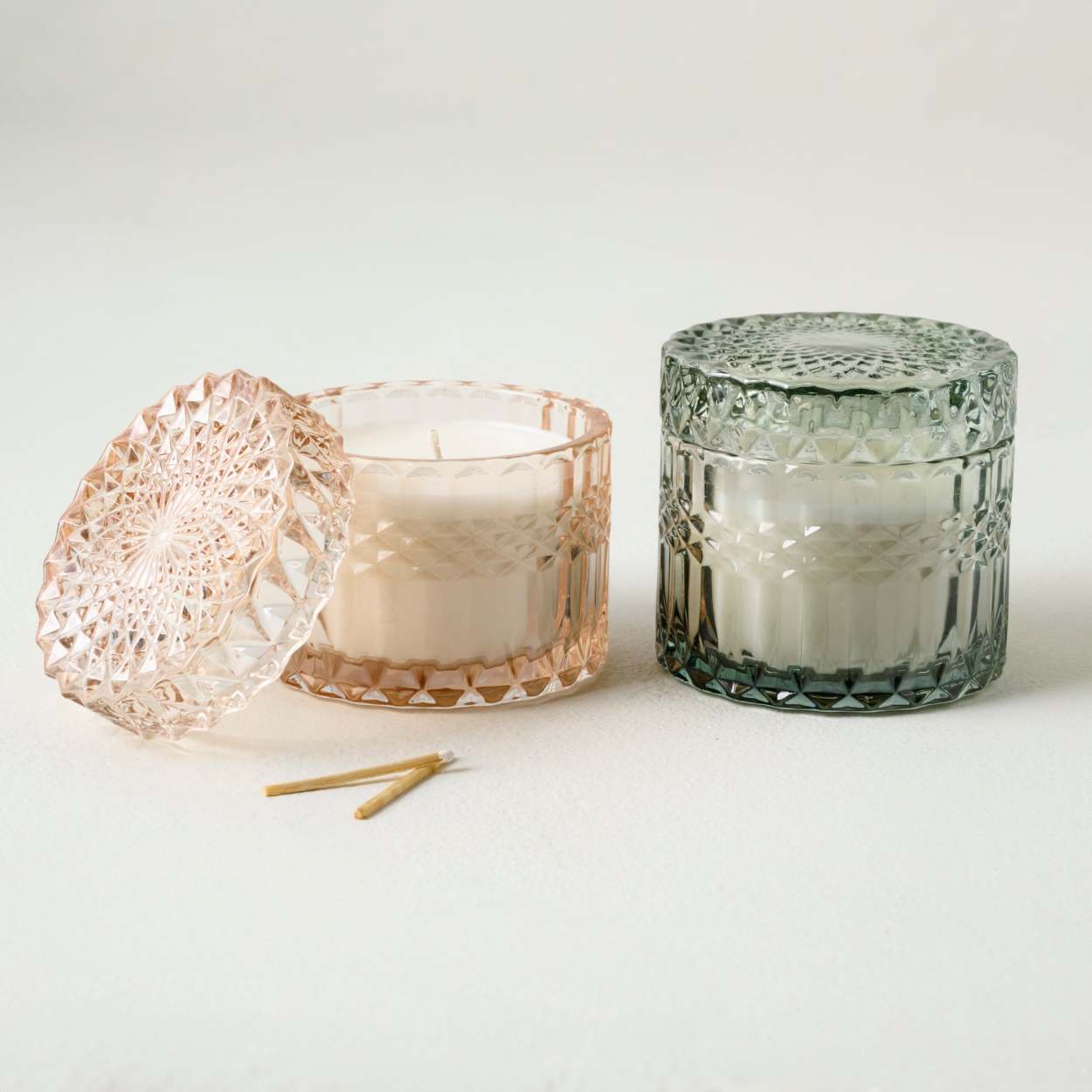 Candle light glass outlet