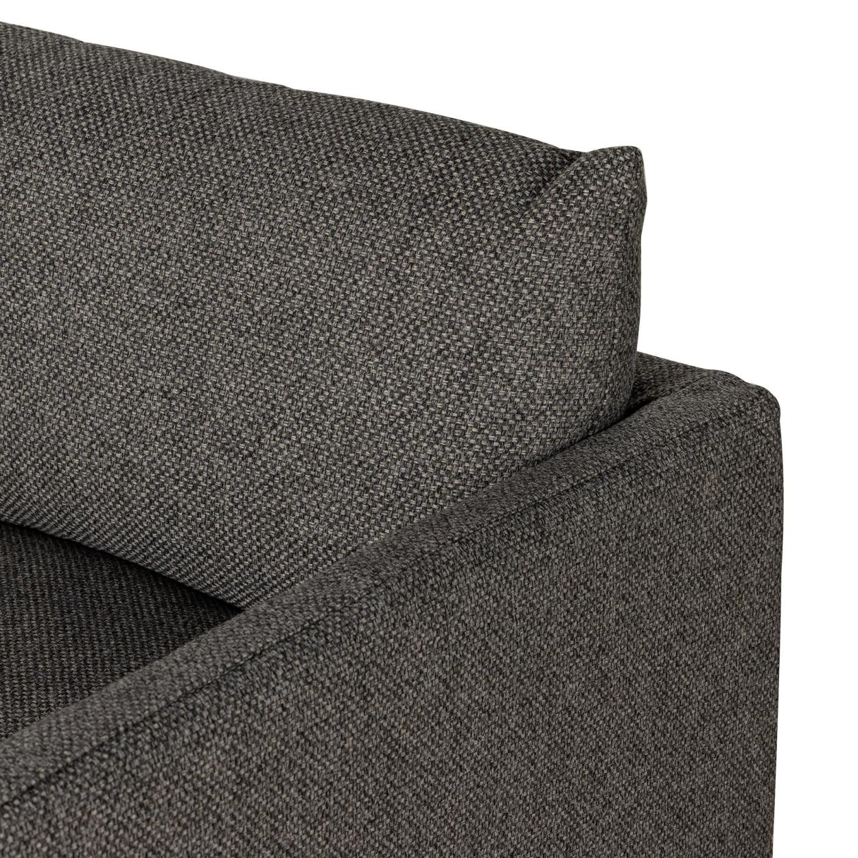 Dark gray chair sale and a half