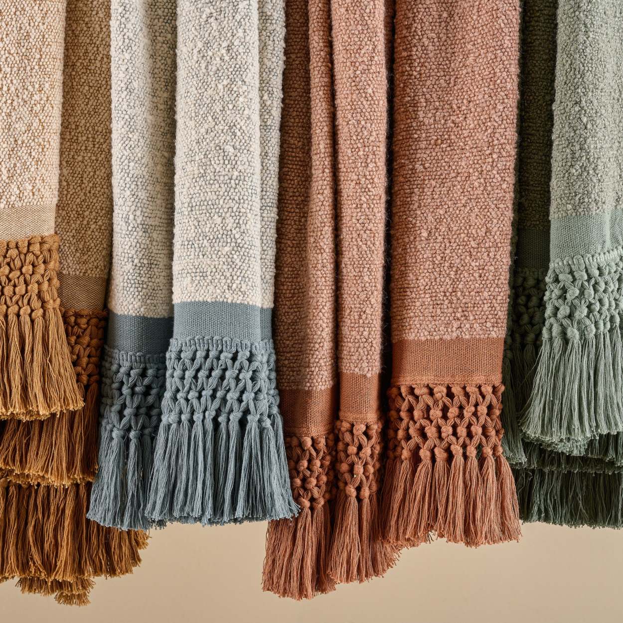 Tassel throw rug on sale