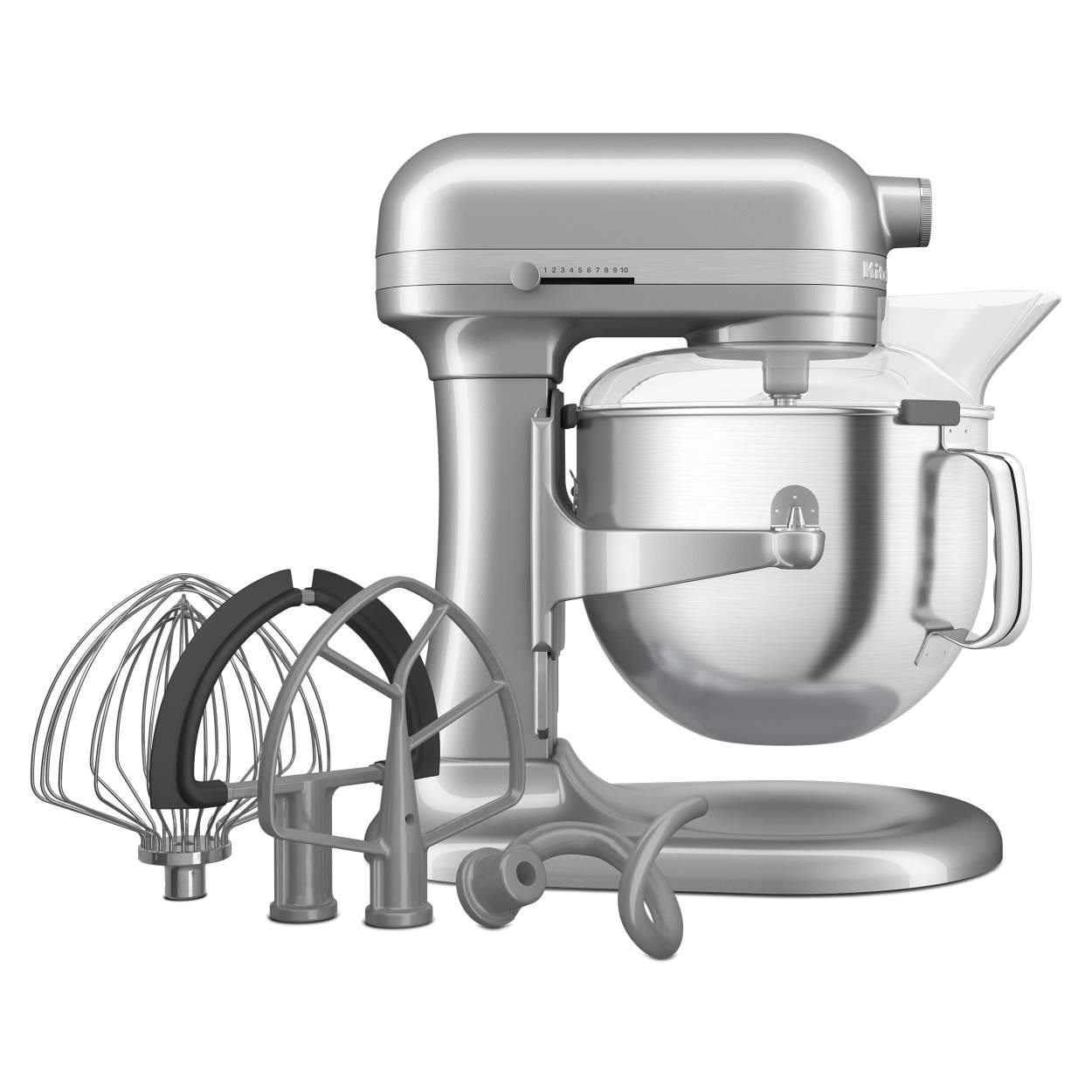 KitchenAid 7 Quart Bowl-Lift Stand Mixer in Black and Stainless Steel
