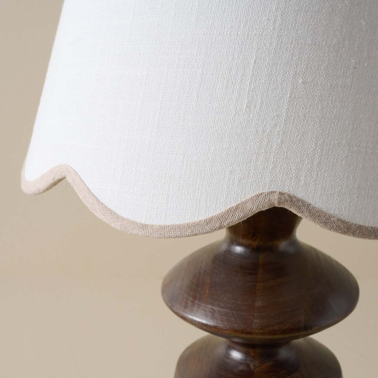 Turned wood lamp base on sale