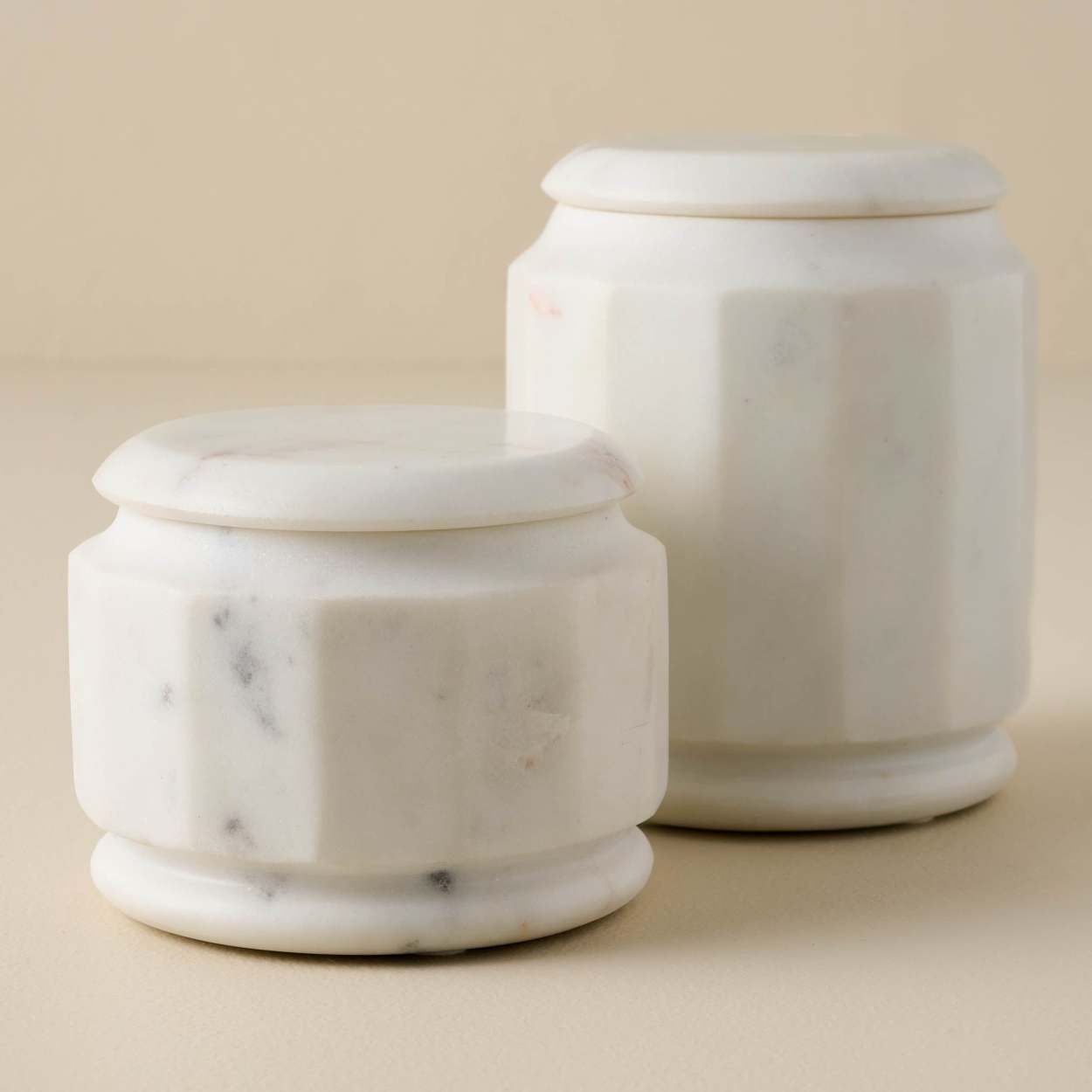 Salt and deals pepper marble canisters
