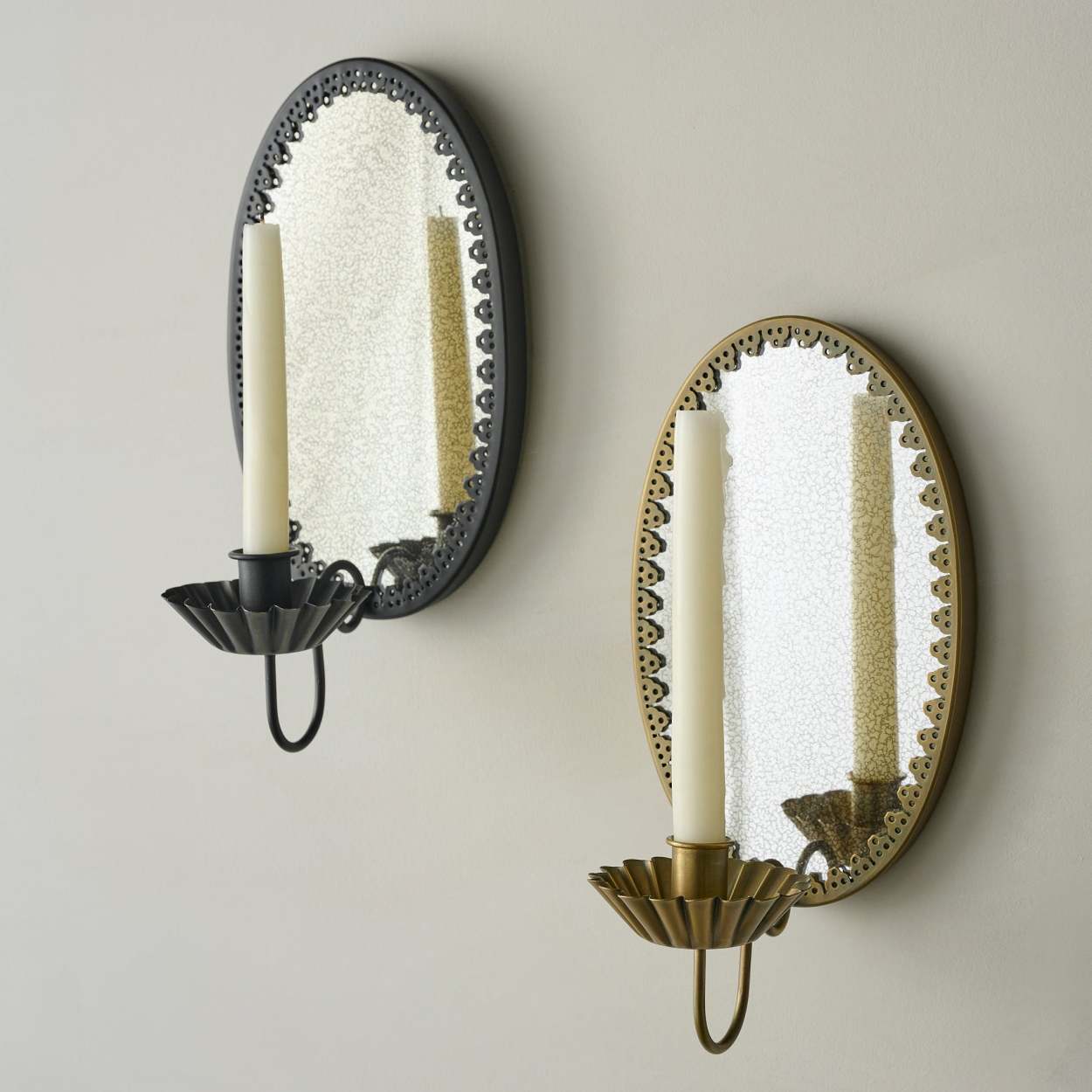 Mirror sconce candle new arrivals