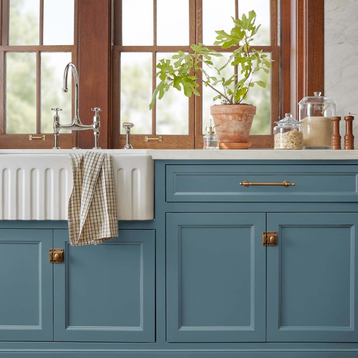 Blue Skies Trim Door Cabinetry Paint Magnolia