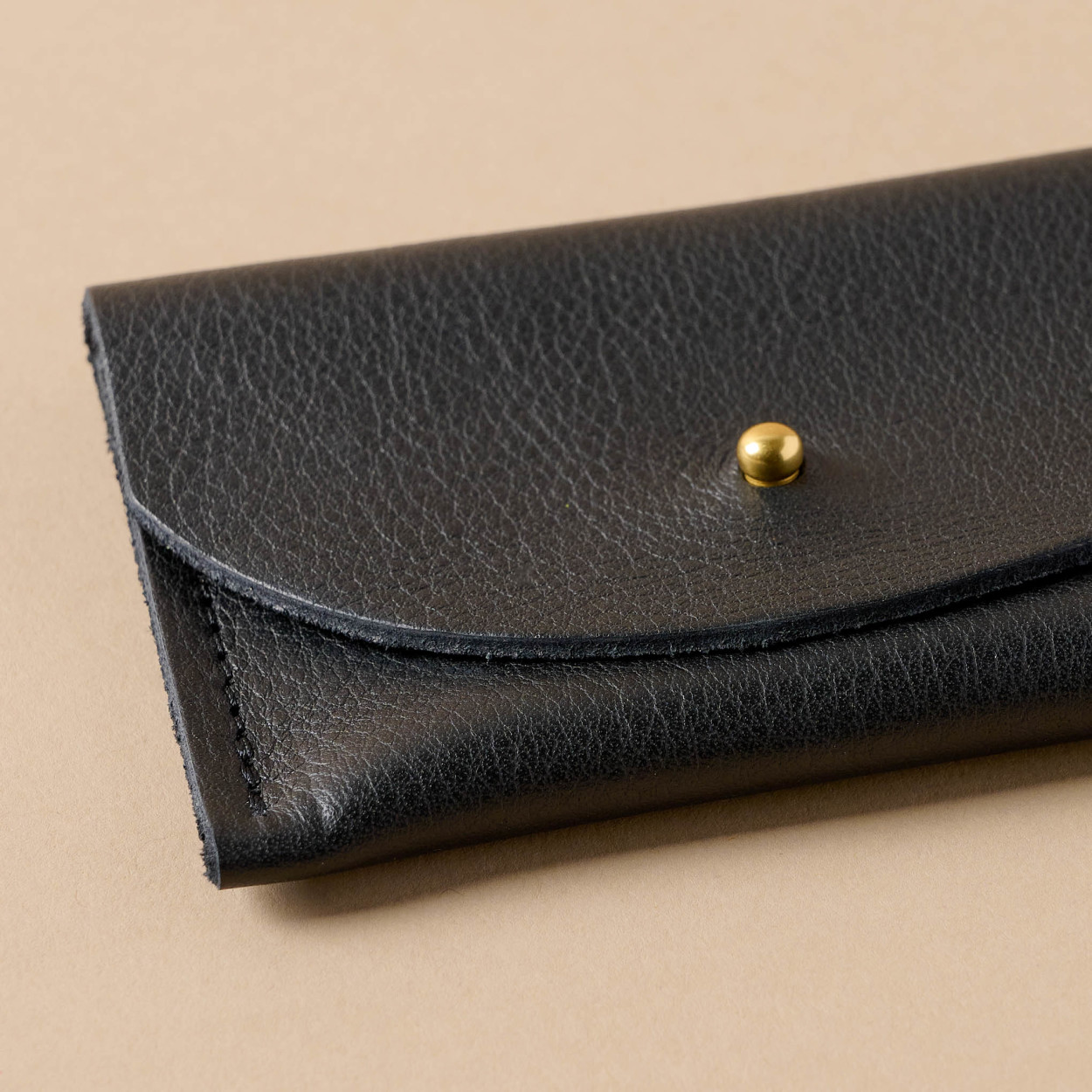 Hermes Wood and Leather Business Card Holder