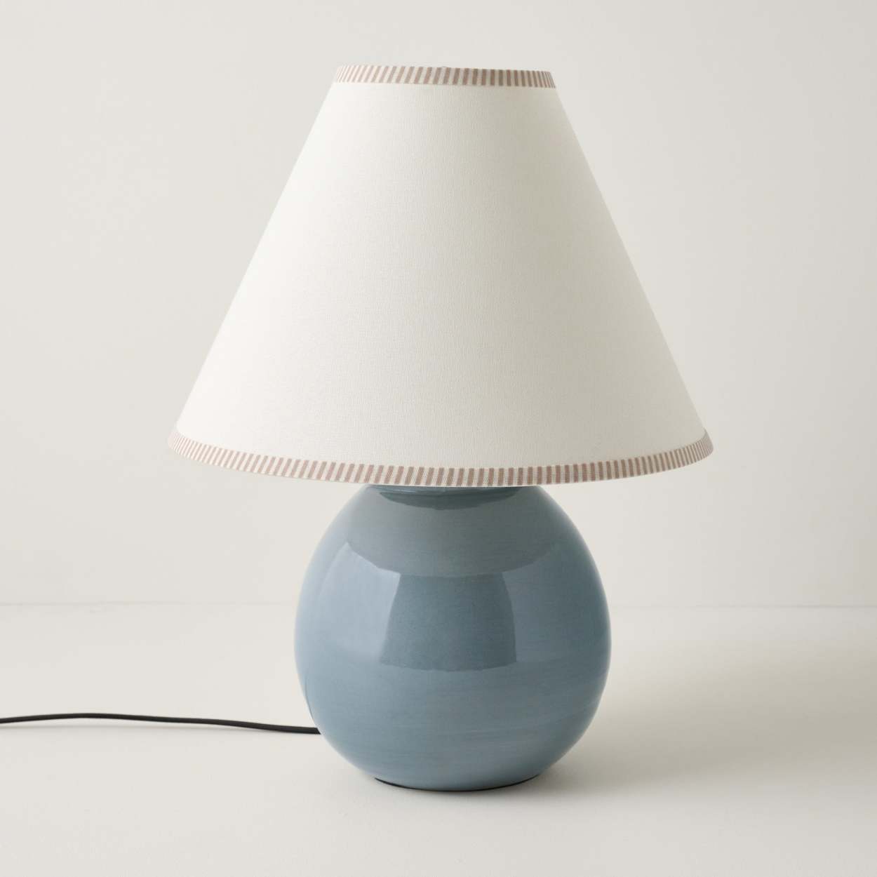 Grey blue lamp best sale