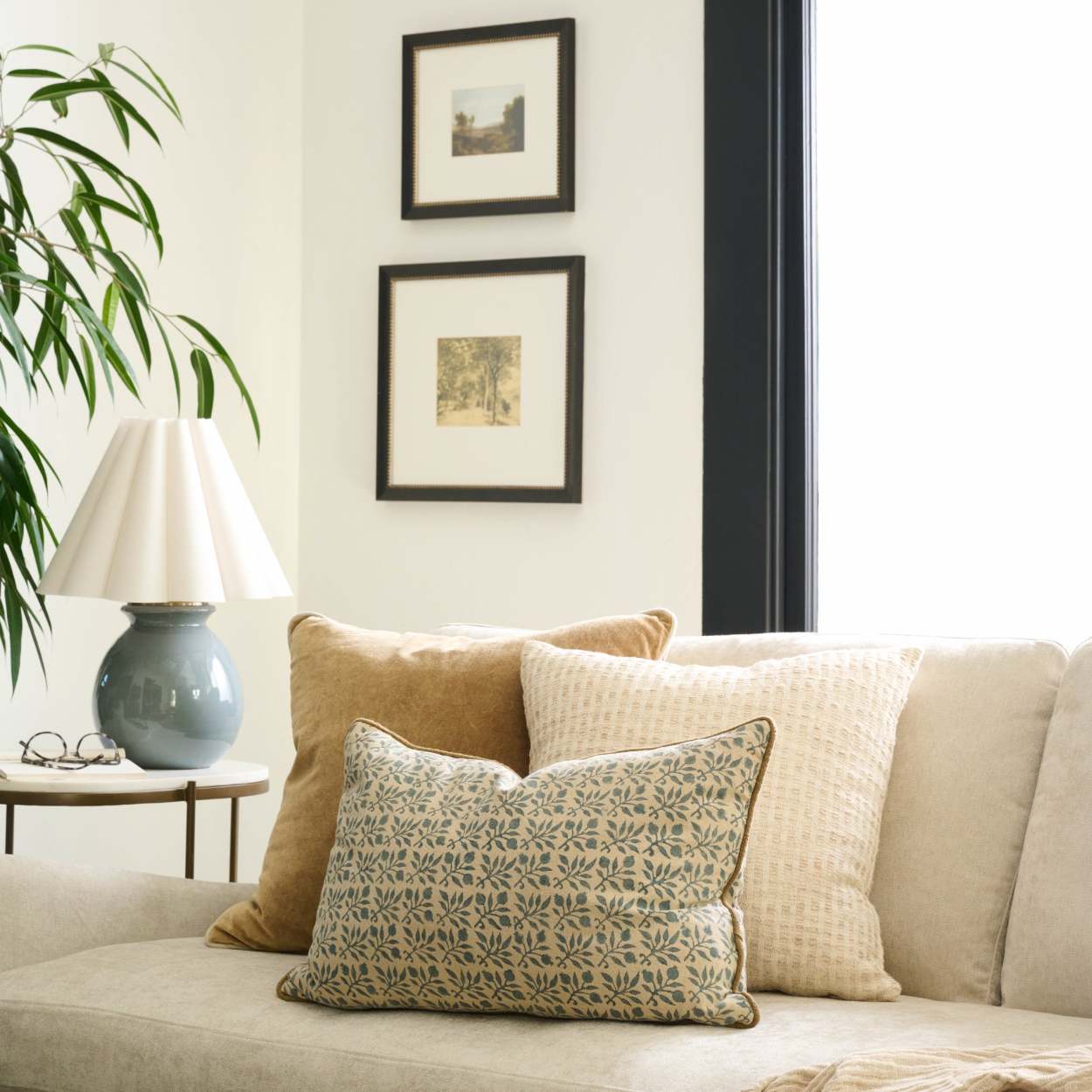 Heirloom Velvet Large Pillow Magnolia