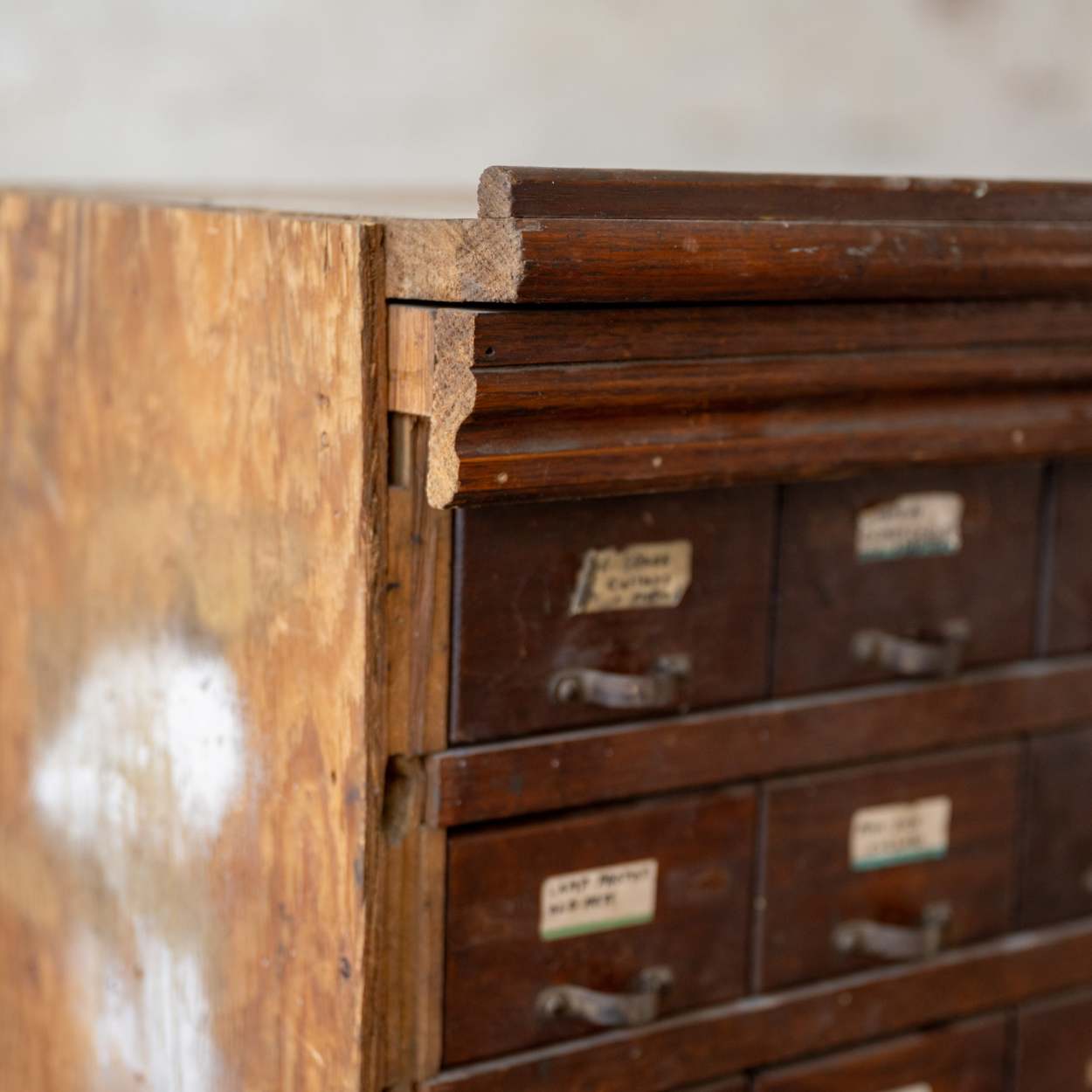 Magnolia home store card catalog armoire
