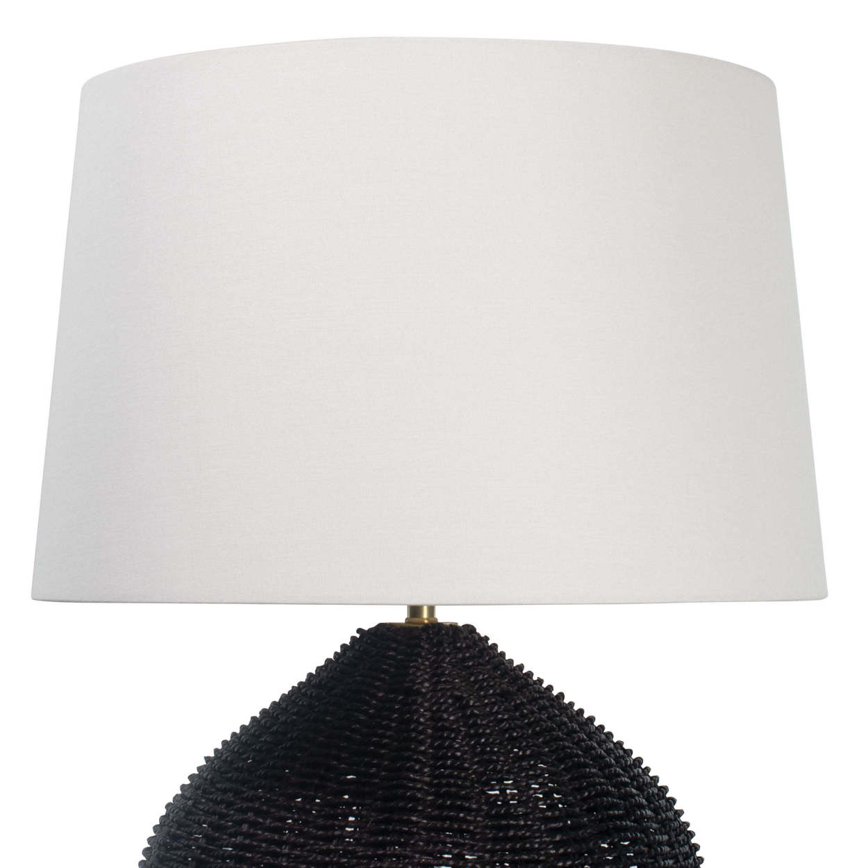 Tia Black Rattan Table Lamp