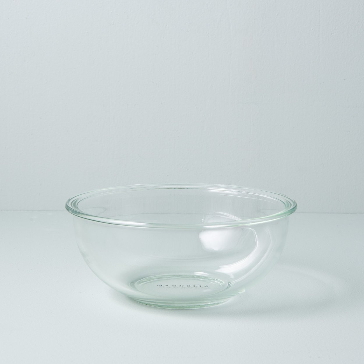 Glass Round Bowl, Mini Meal Preparation Bowl, Transparent