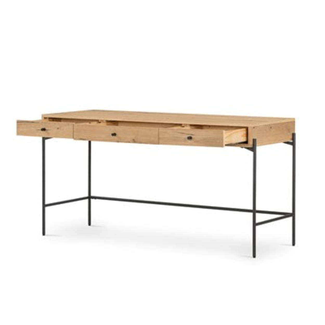 Loring writing cheap desk vintage oak