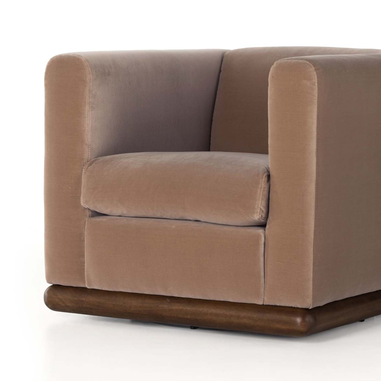 Square discount swivel chair