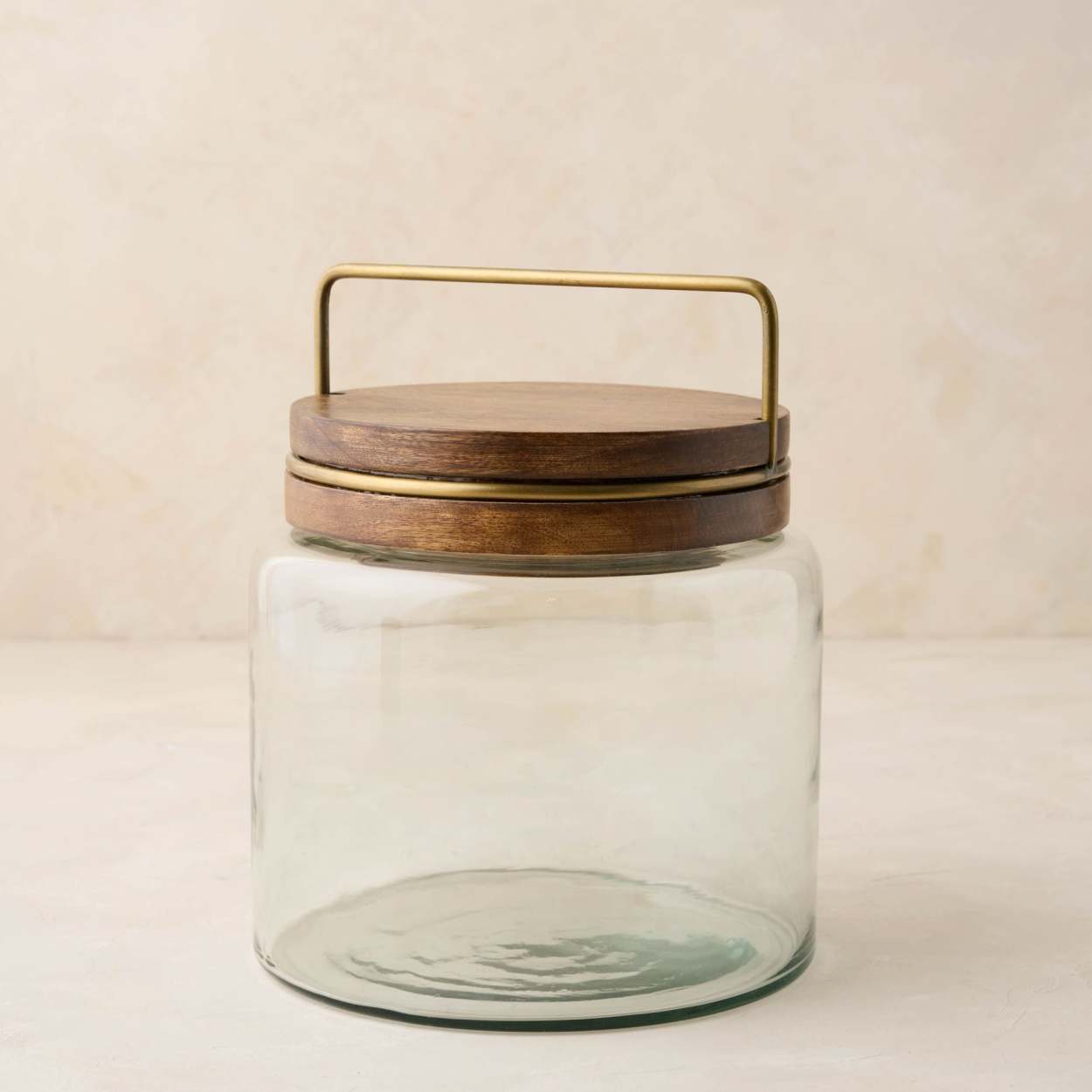 Woven Glass Storage Jar