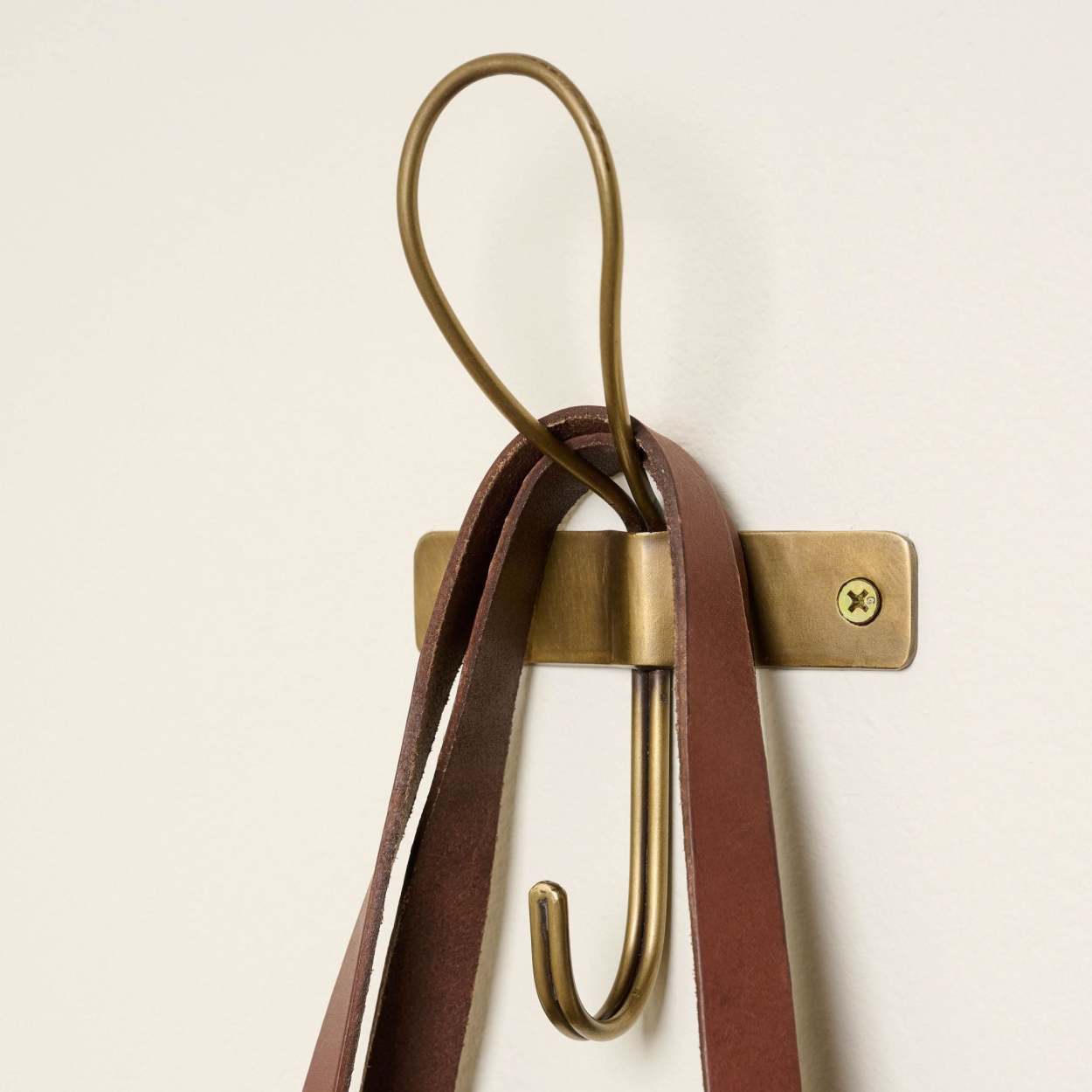  YH YAO Vintage Decorative Hooks, 100% Brass Wall Hooks