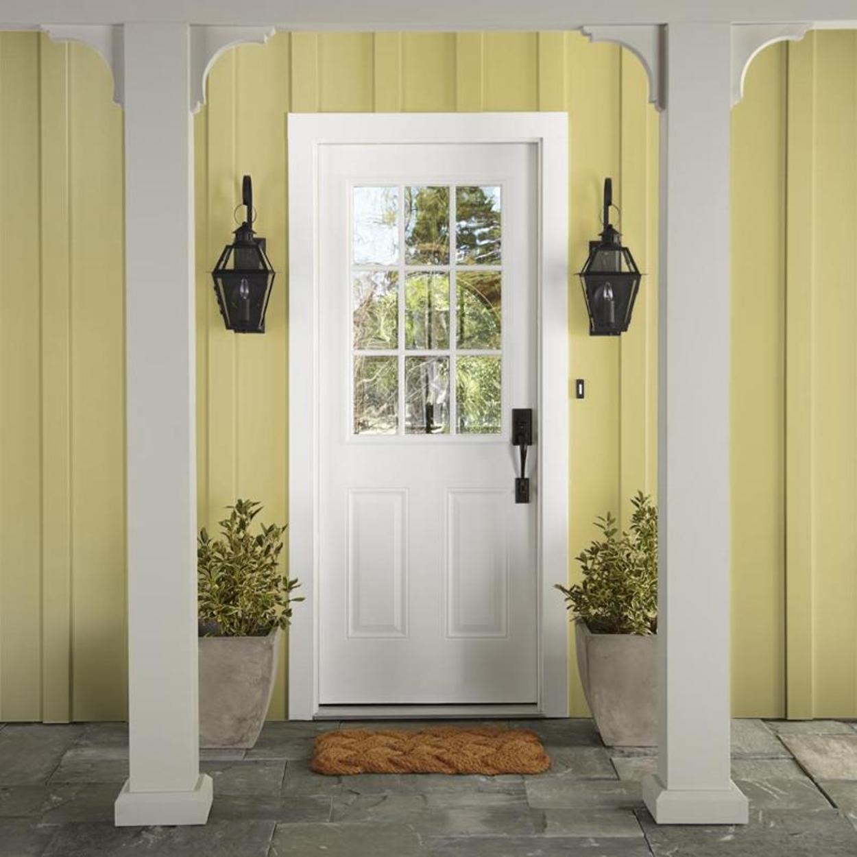 Heirloom Yellow Exterior Paint Magnolia