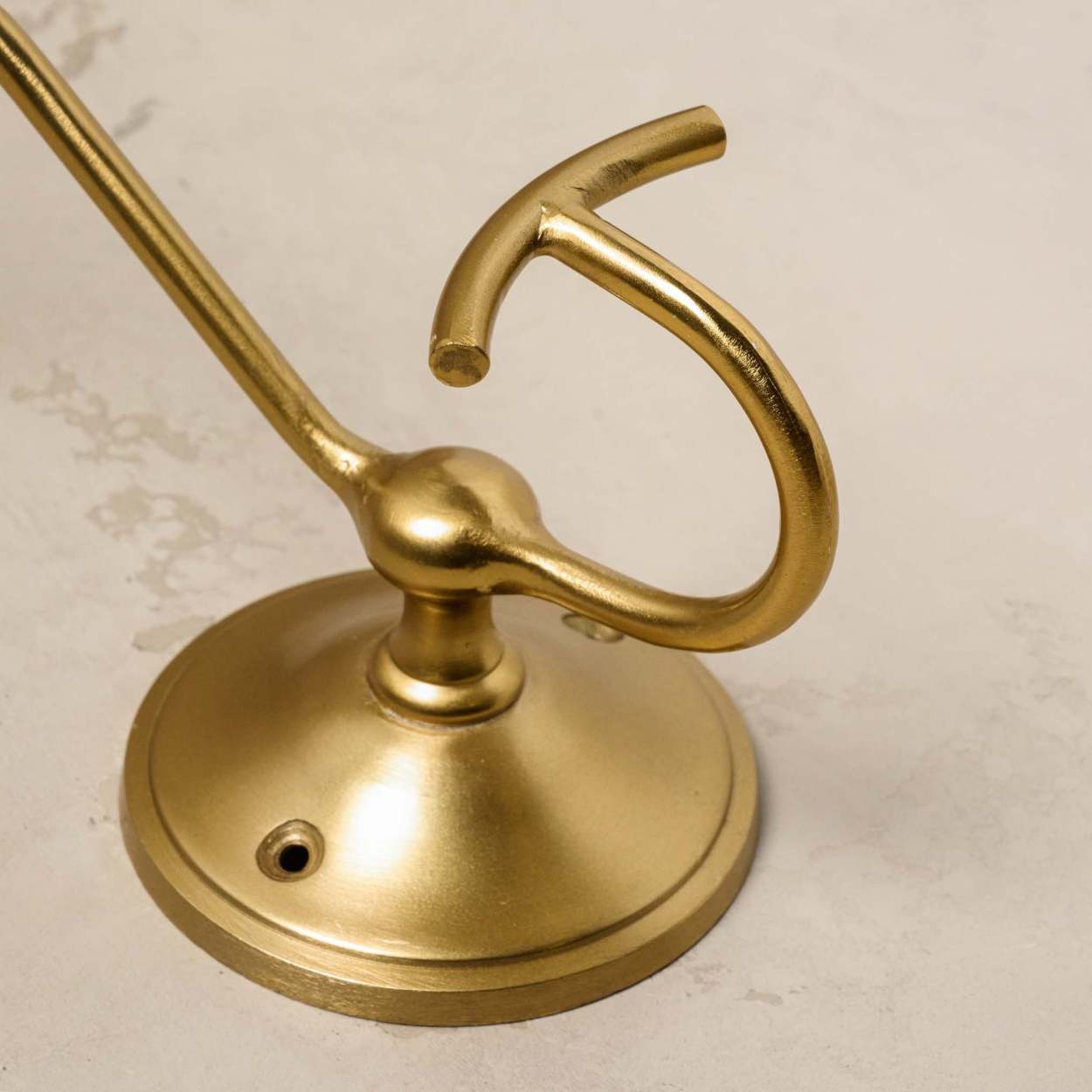 Henry Antiqued Brass Wall Hook