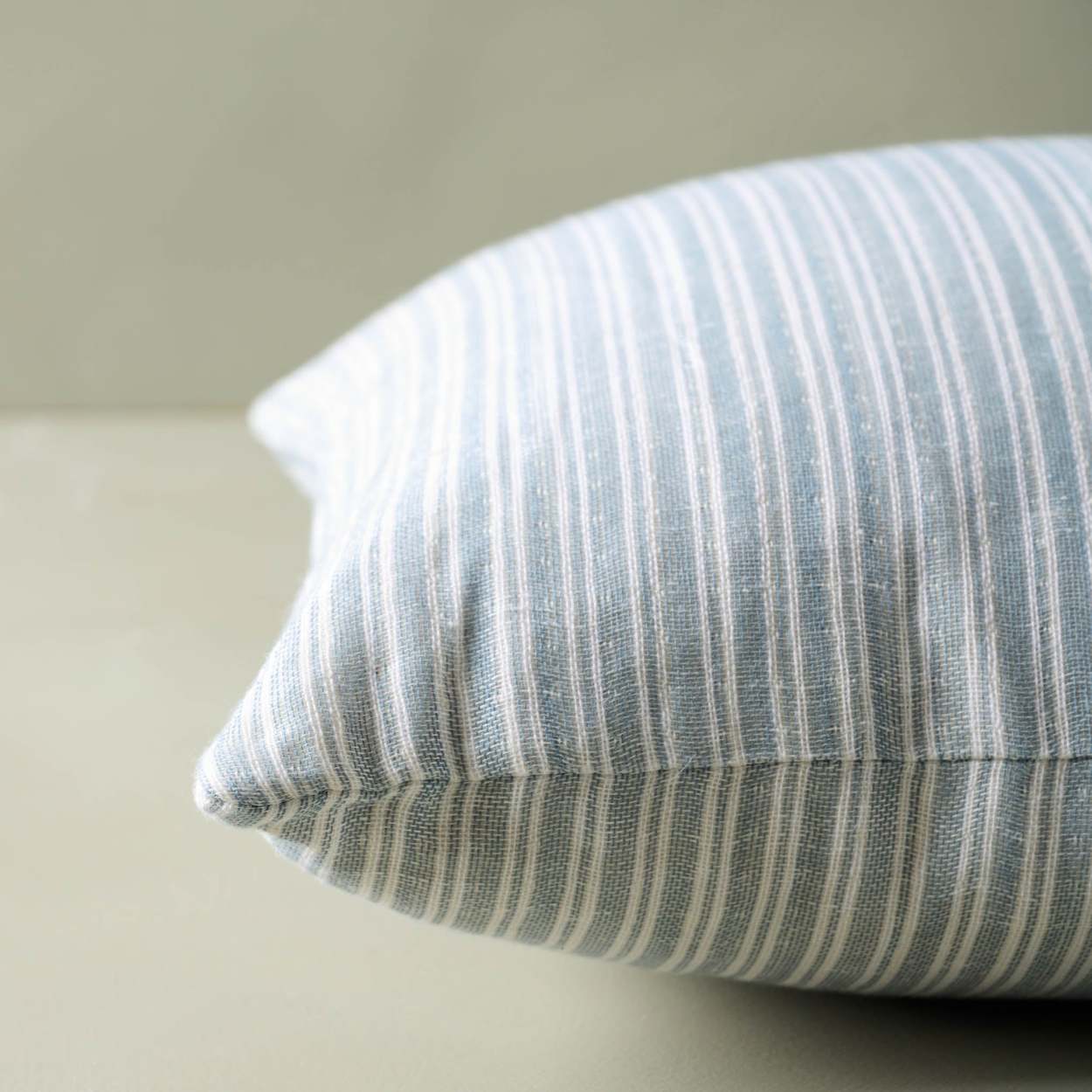 16x42 Washed Loop Stripe Lumbar Bed Pillow Blue - Hearth & Hand™ with  Magnolia