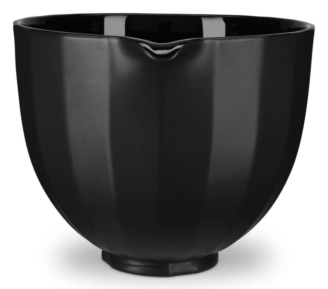 5 qt. Swirl Plastic Bowl - Black